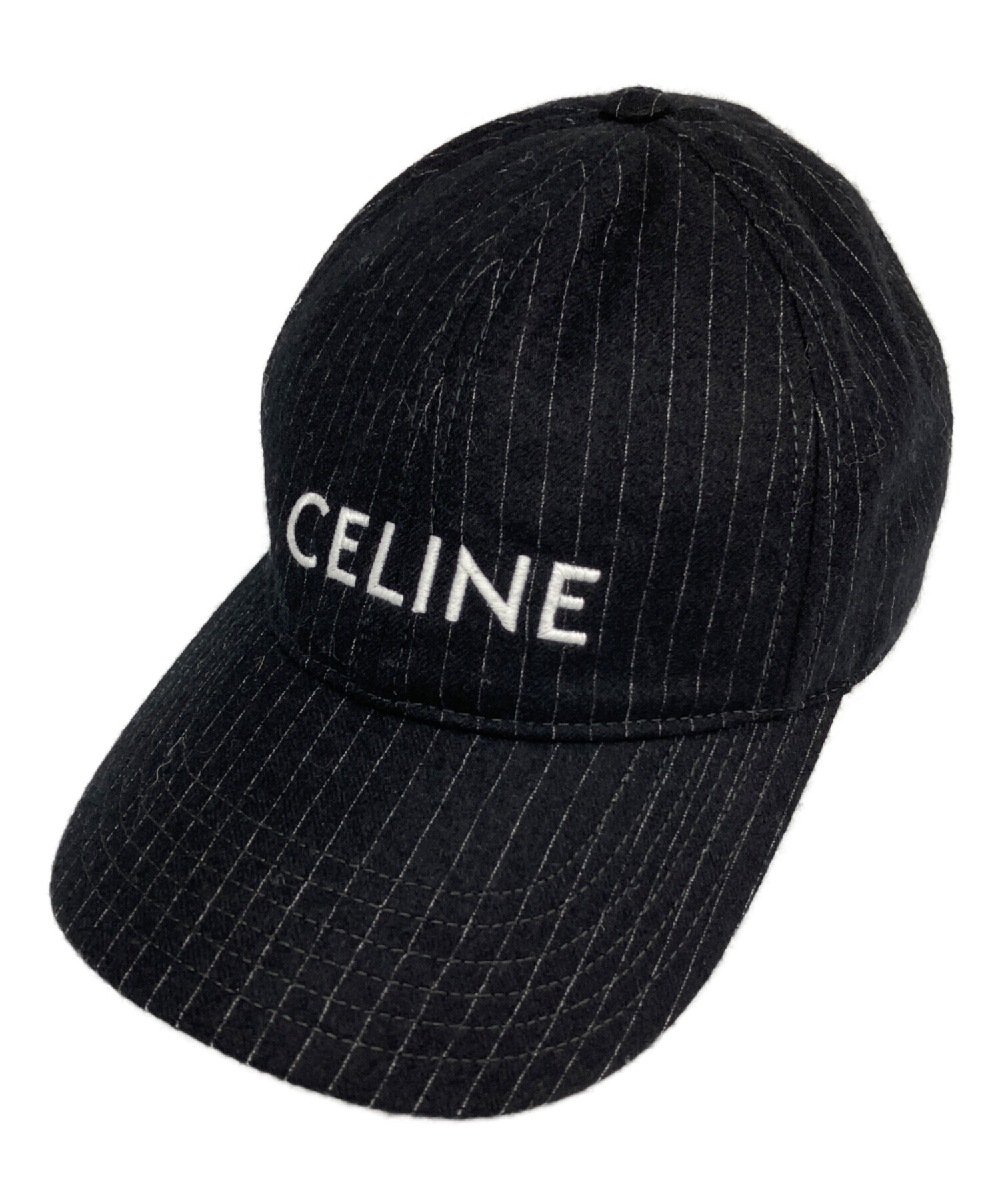 中古・古着通販】CELINE (セリーヌ) Logo Stripe Baseball Cap ロゴ