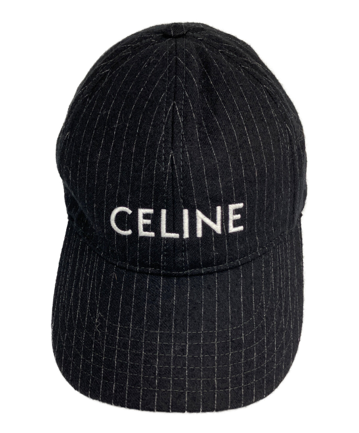 中古・古着通販】CELINE (セリーヌ) Logo Stripe Baseball Cap ロゴ