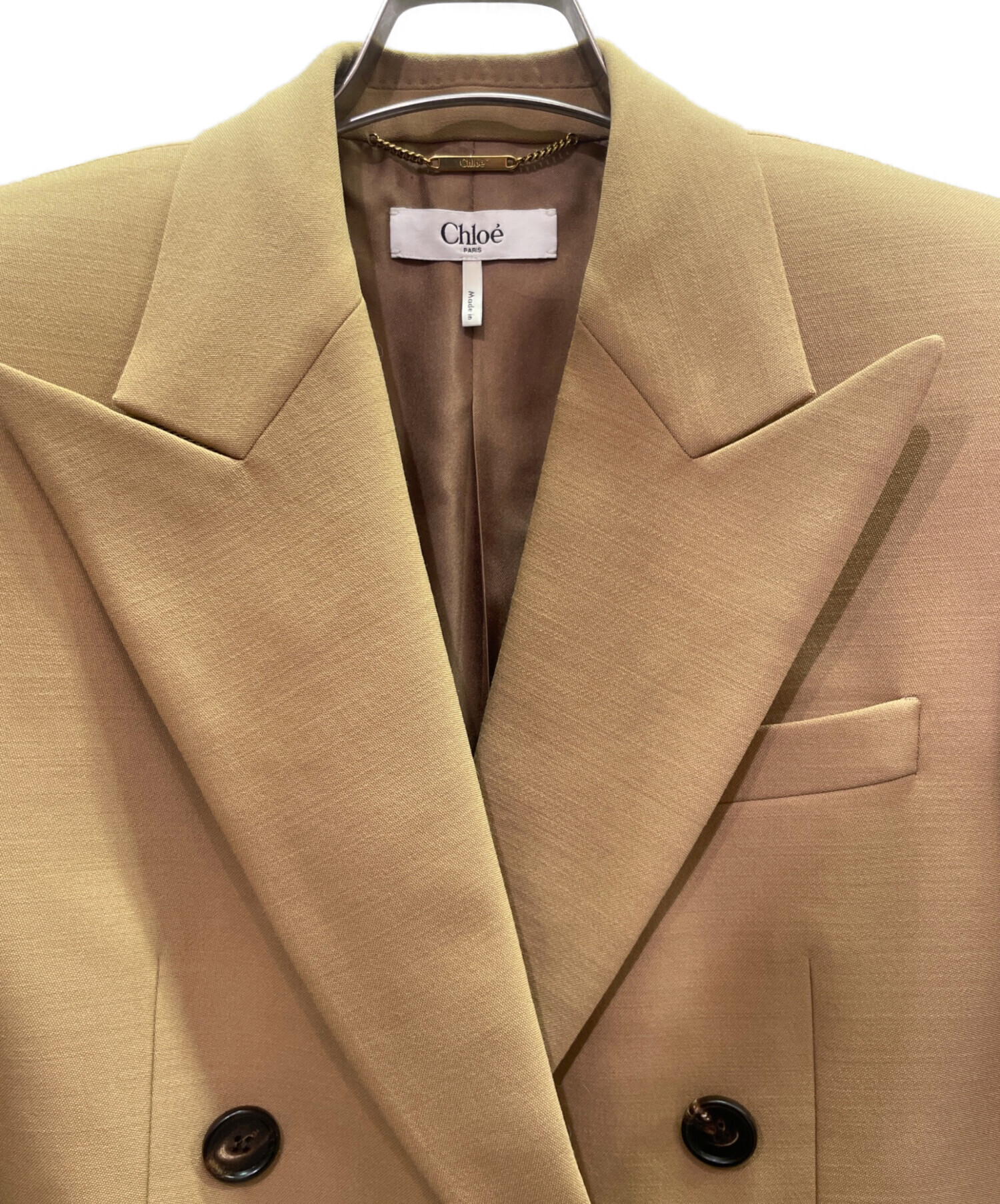 中古・古着通販】Chloe (クロエ) Wool Double-Breasted Tailored