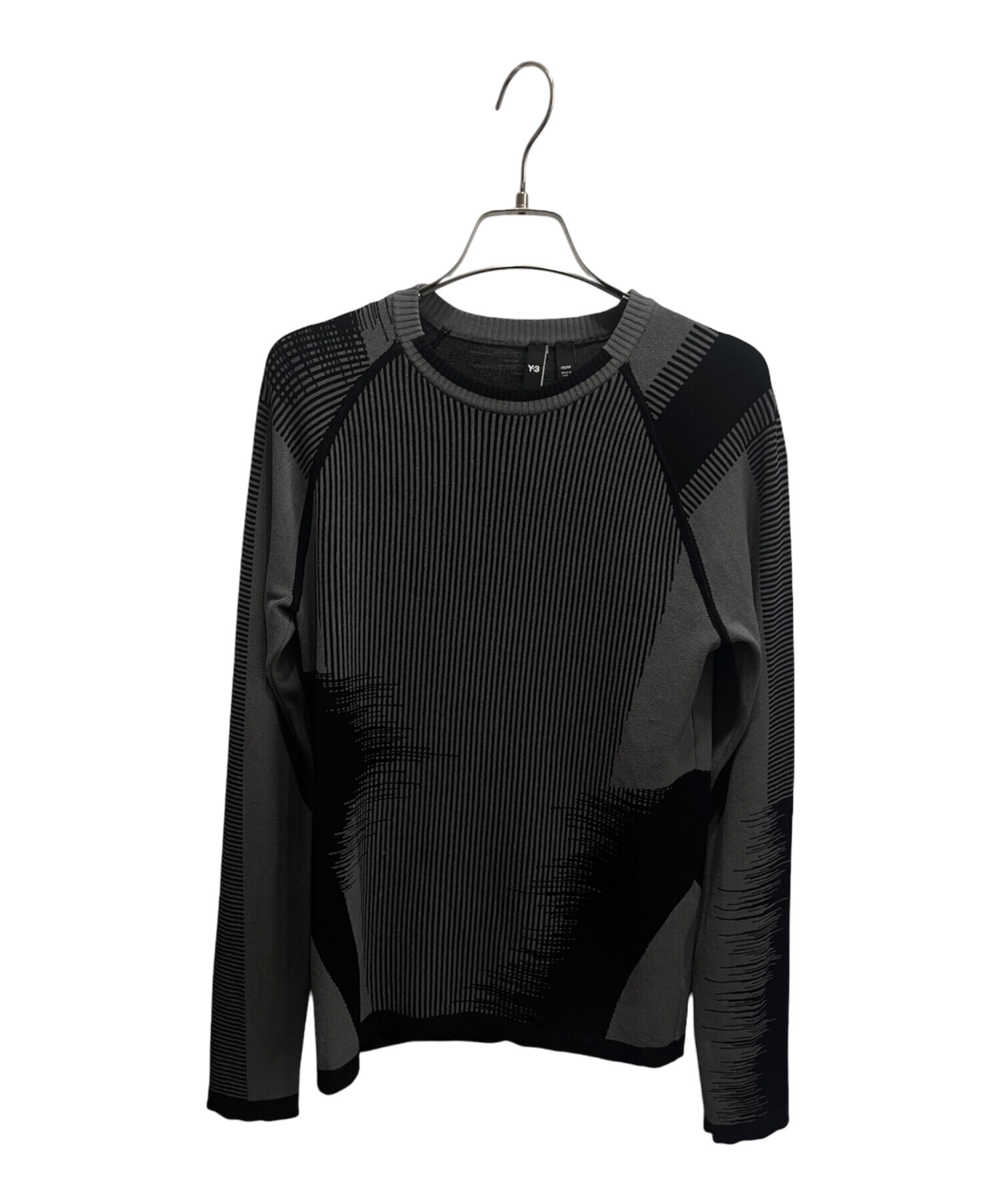 中古・古着通販】Y-3 (ワイスリー) ロングスリーブクルーネックニット