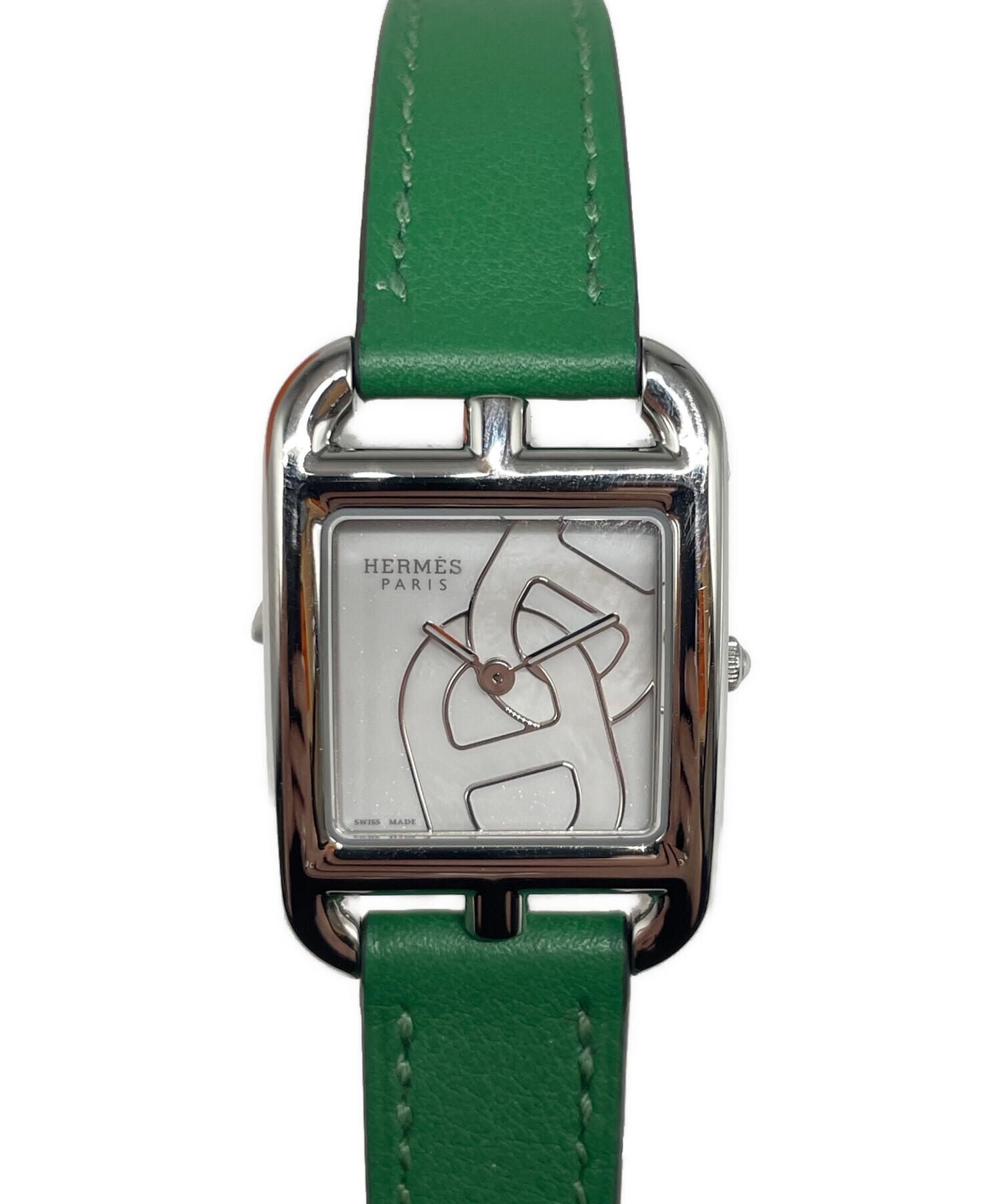 腕時計 HERMES CapeCod エルメス ケープコッド 時計 OH済 美品 中古・古着通販】HERMES (エルメス) Cape Cod PM Watch ケープコッドPM