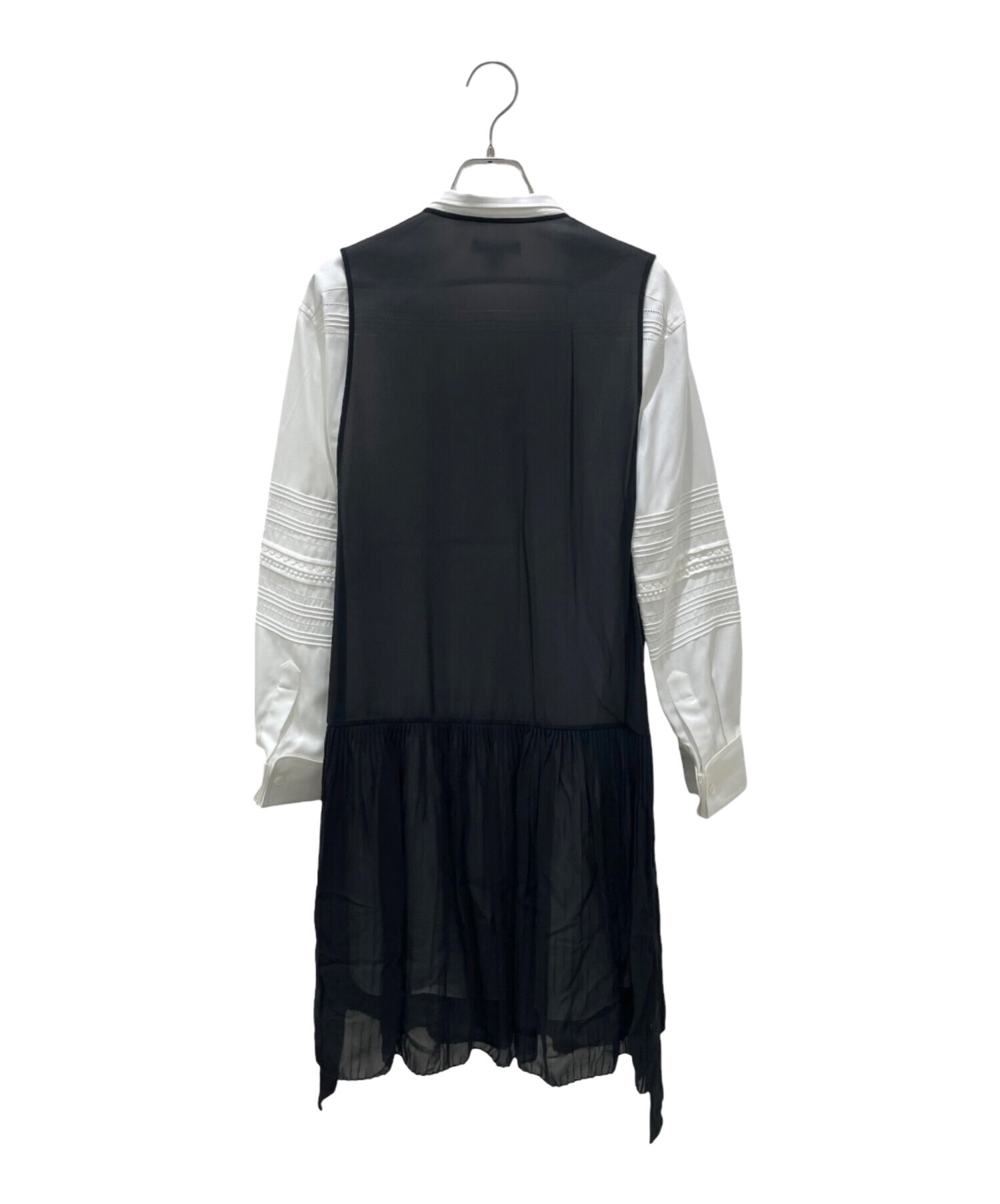中古・古着通販】BURBERRY (バーバリー) ドッキングシャツワンピース
