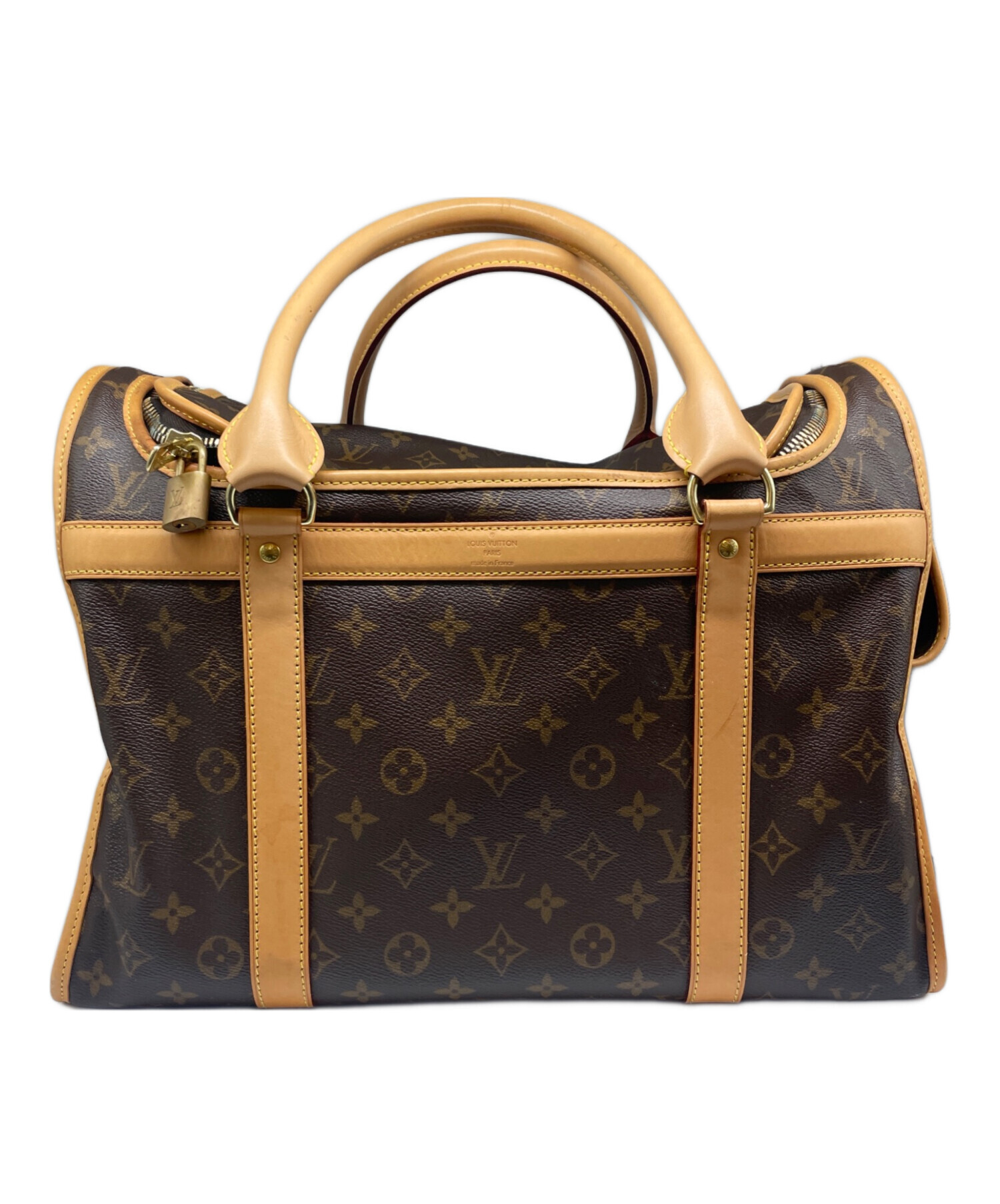 LOUIS VUITTON モノグラム サック・シャン 40 ペットキャリー 中古・古着通販】LOUIS VUITTON (ルイ ヴィトン) Sac Chien 40 サック
