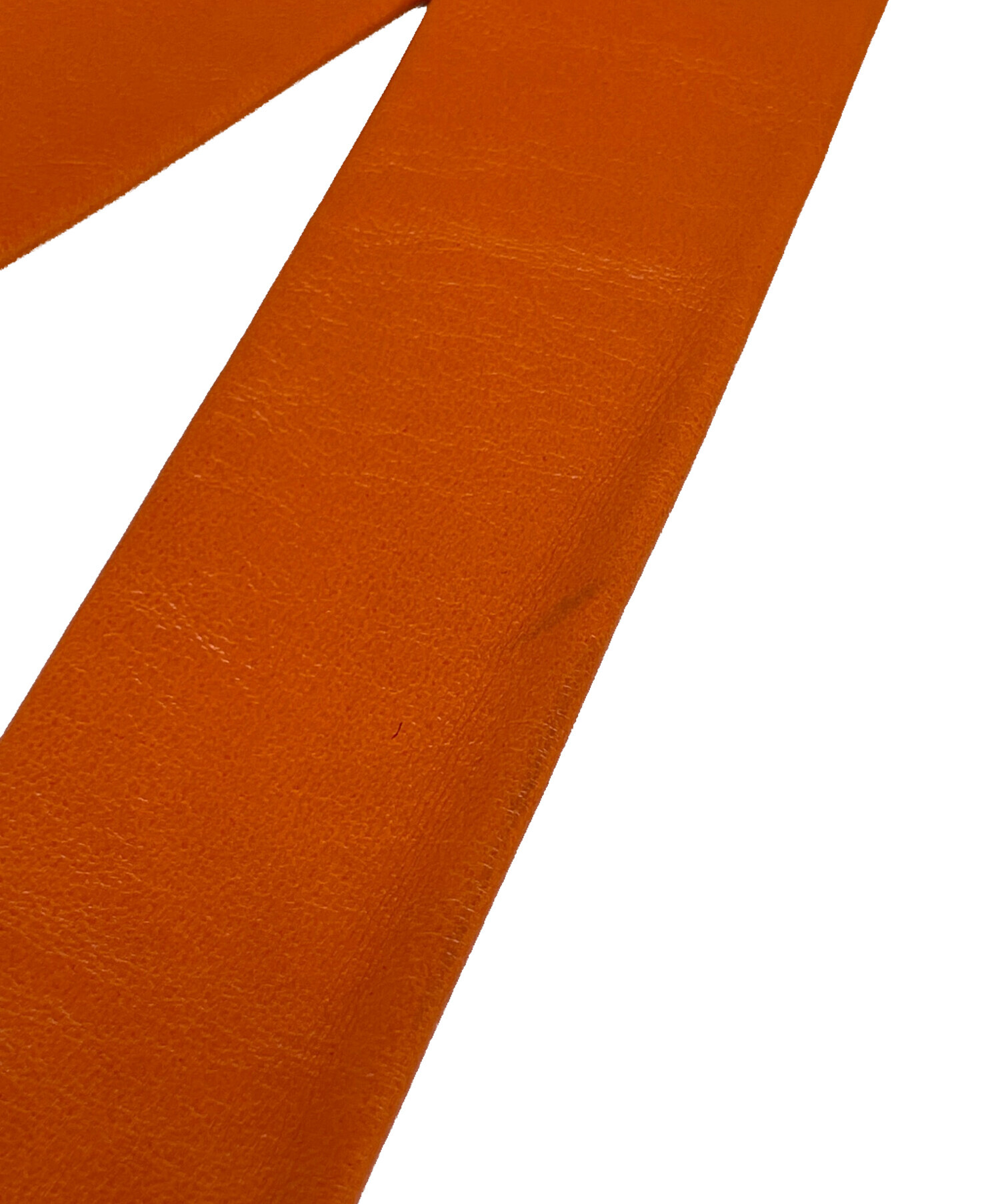 中古・古着通販】HERMES (エルメス) Lambskin Leather Tie with White