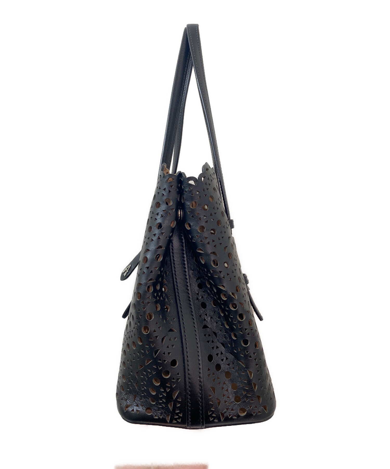 中古・古着通販】ALAIA (アライア) MINA25レザーバッグ ブラック