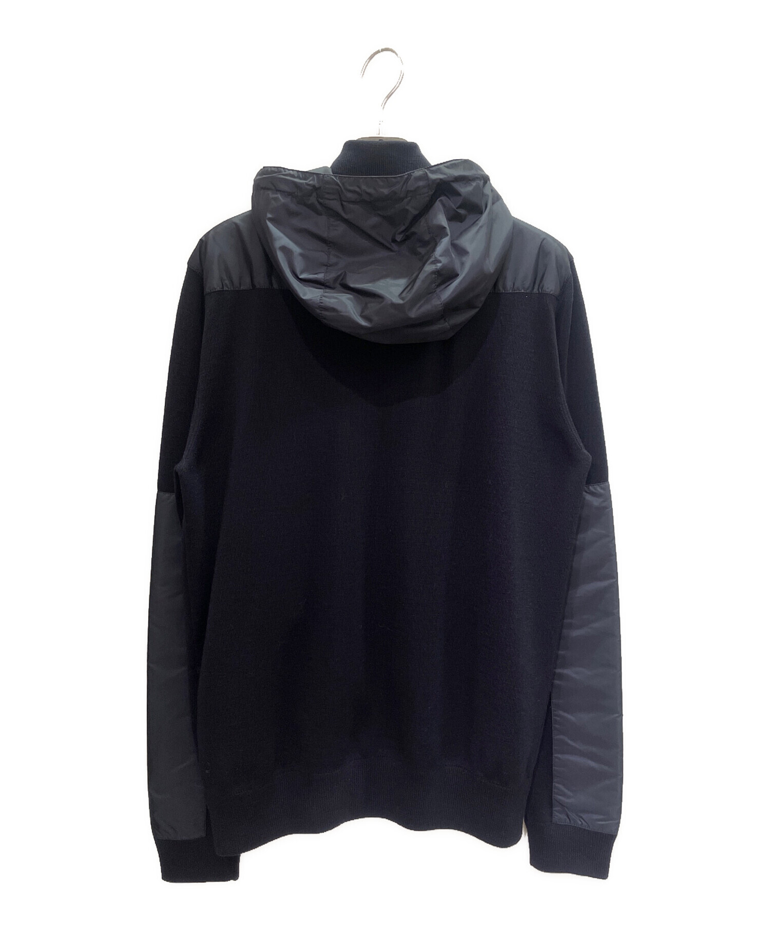 中古・古着通販】PRADA (プラダ) ナイロン切替パーカー ネイビー