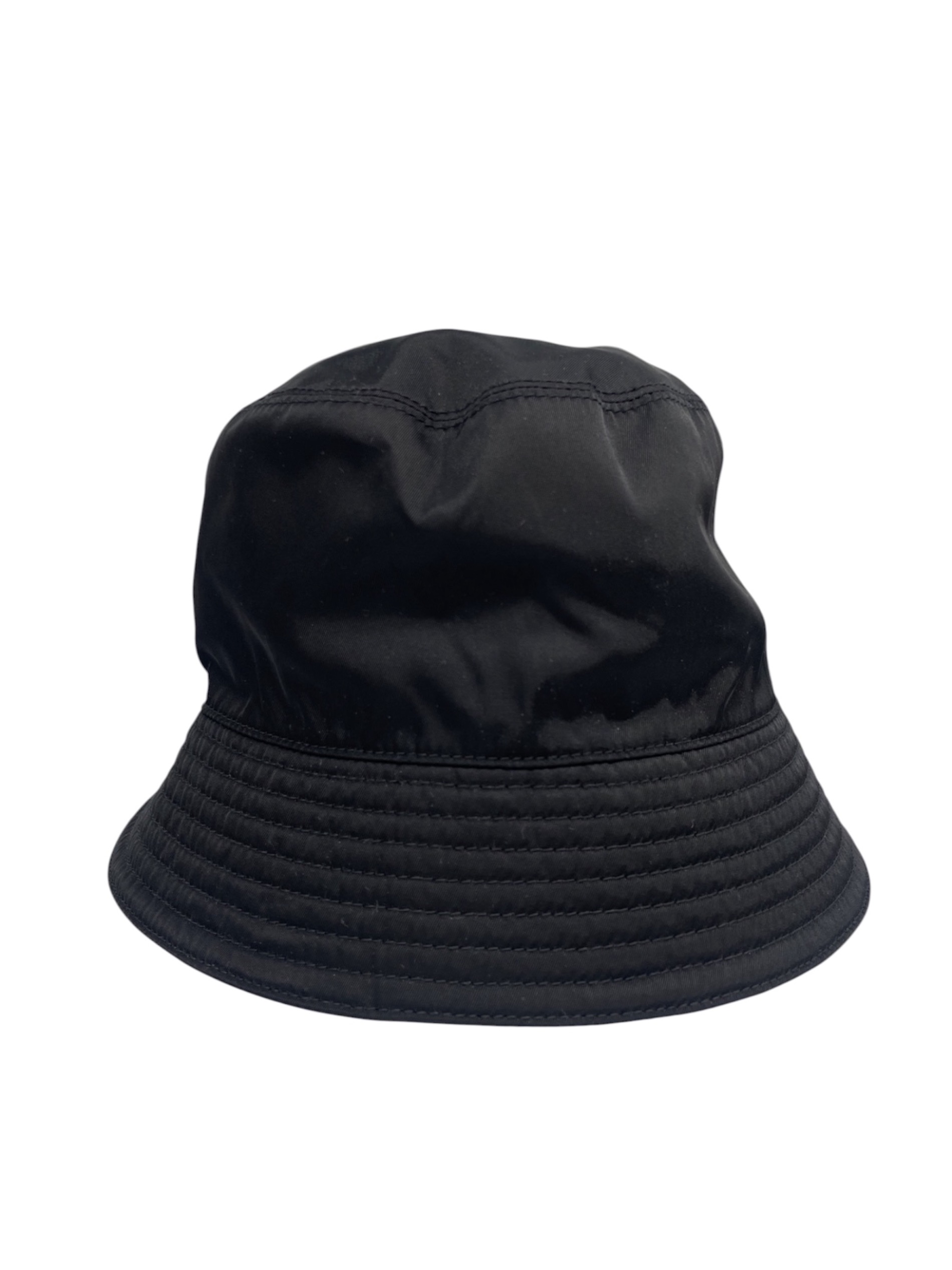 PRADA ナイロンバケットハット　ブラック　XL 購入時付属品付き 中古・古着通販】PRADA (プラダ) ナイロンバケットハット ブラック