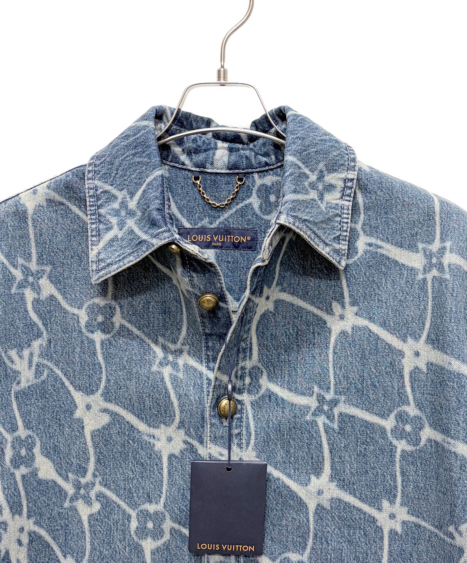 【美品】LOUIS VUITTON ルイヴィトン モノグラム柄 半袖トップス 中古・古着通販】LOUIS VUITTON (ルイ ヴィトン) モノグラム プリント