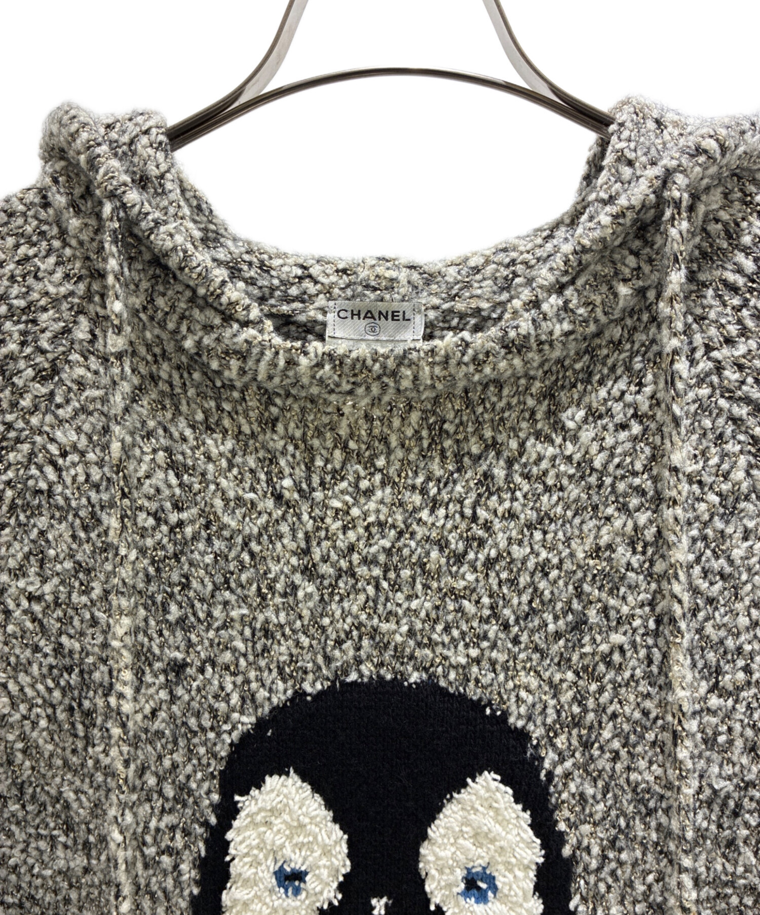 中古・古着通販】CHANEL (シャネル) シルク×カシミヤ混 07AW ペンギン 