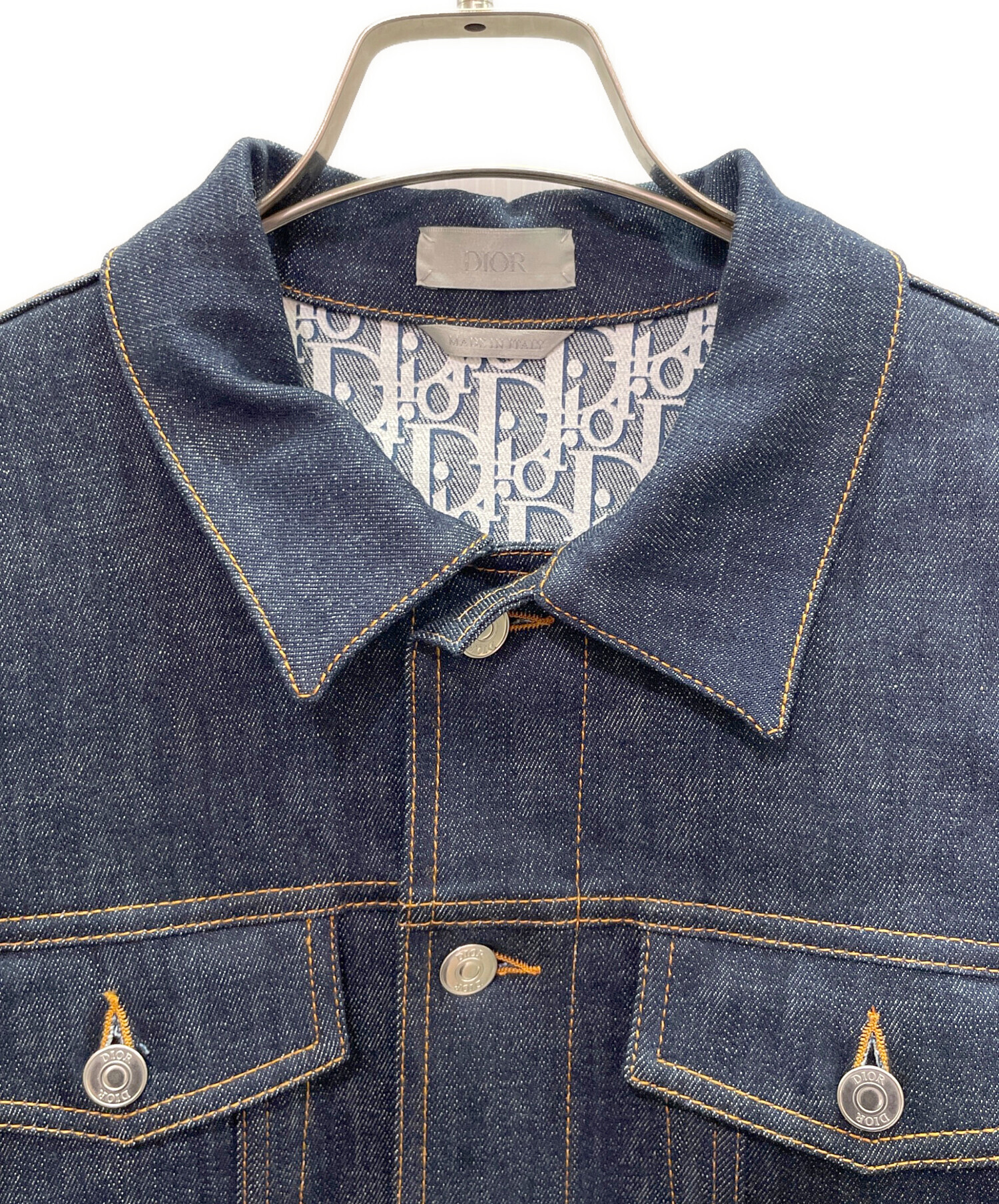 中古・古着通販】Dior (ディオール) Oblique Low Cotton Denim Jacket