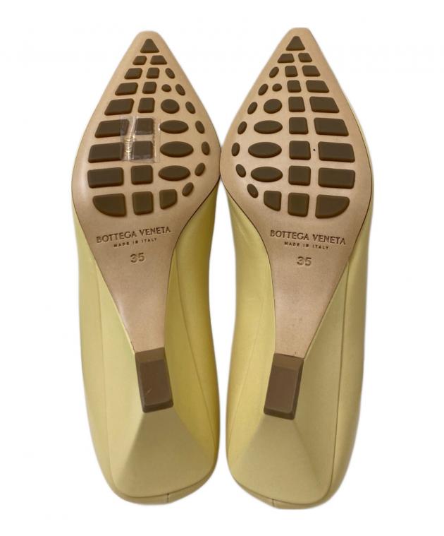 BOTTEGA VENETA ベージュ ポインテッドトゥパンプス 中古・古着通販】BOTTEGA VENETA (ボッテガベネタ) ポイントヒール