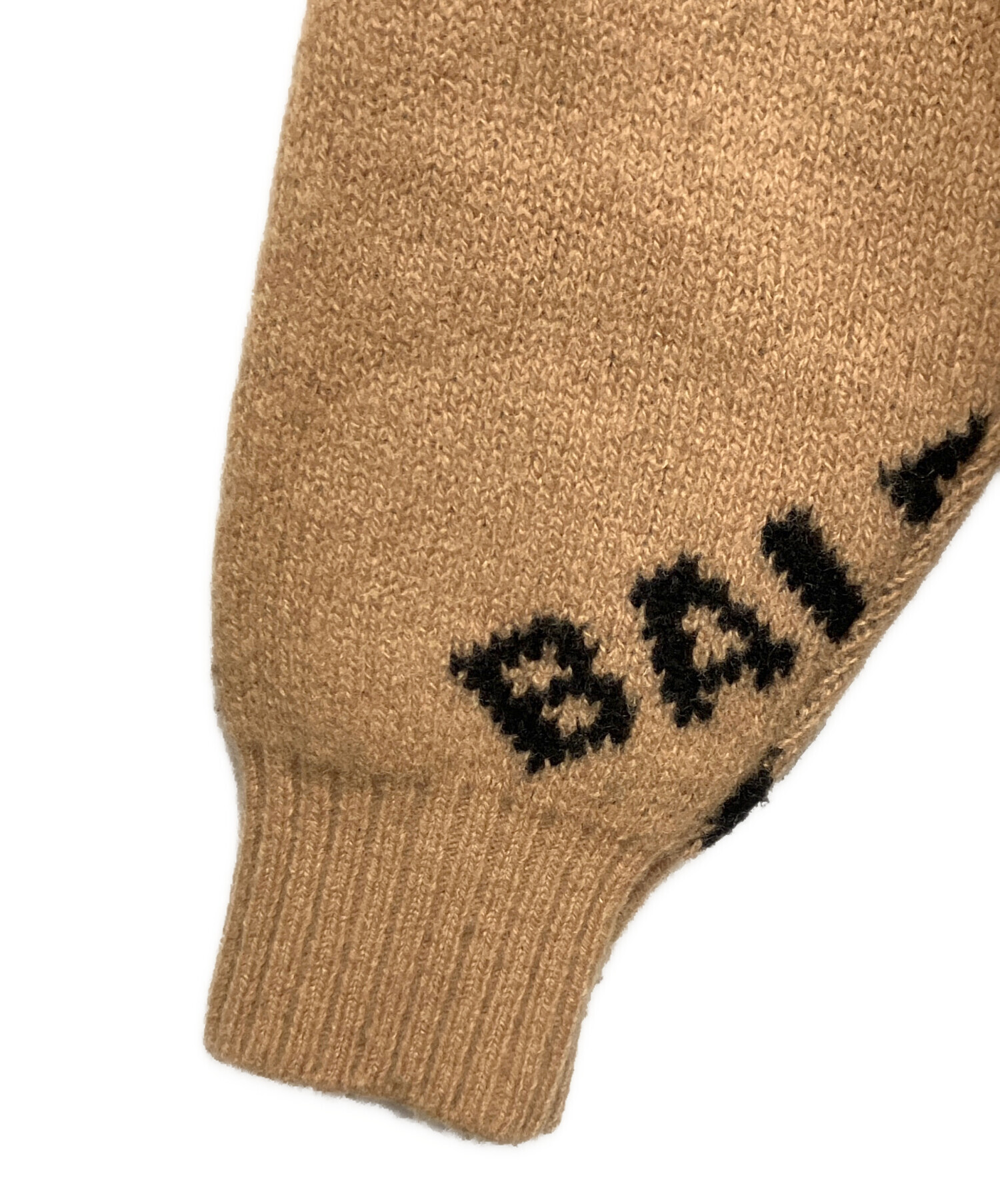 BALENCIAGA バレンシアガ　ロゴニット 中古・古着通販】BALENCIAGA (バレンシアガ) オールオーバーロゴニット