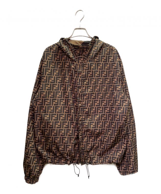 中古・古着通販】FENDI (フェンディ) ナイロンジャケット ブラウン