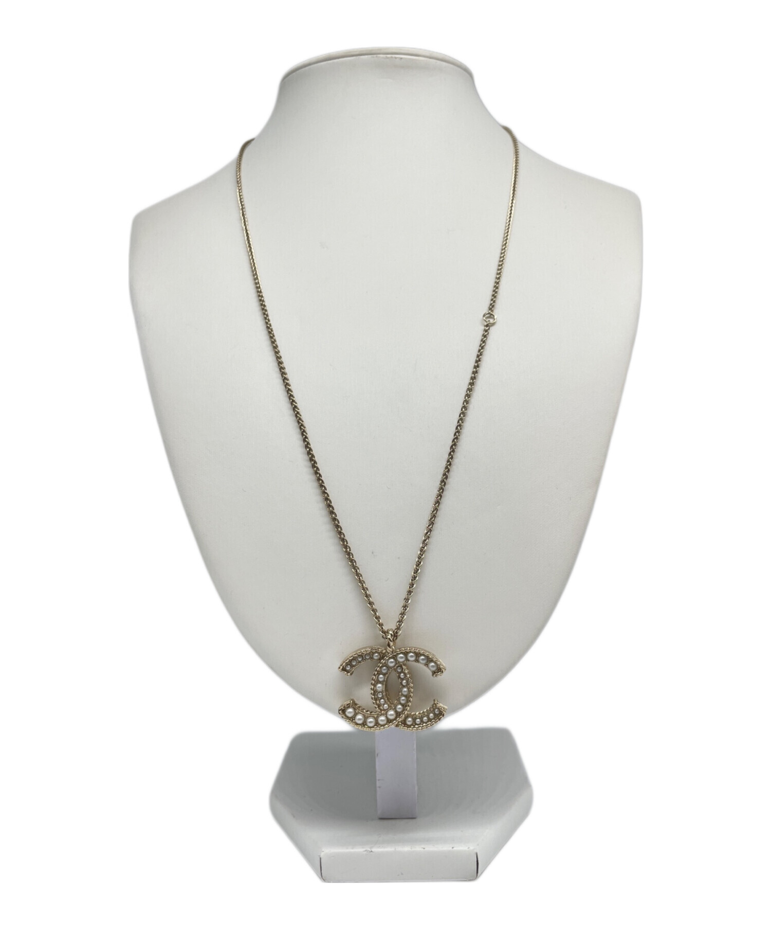 中古・古着通販】CHANEL (シャネル) CC Logo Reversible Necklace ココ