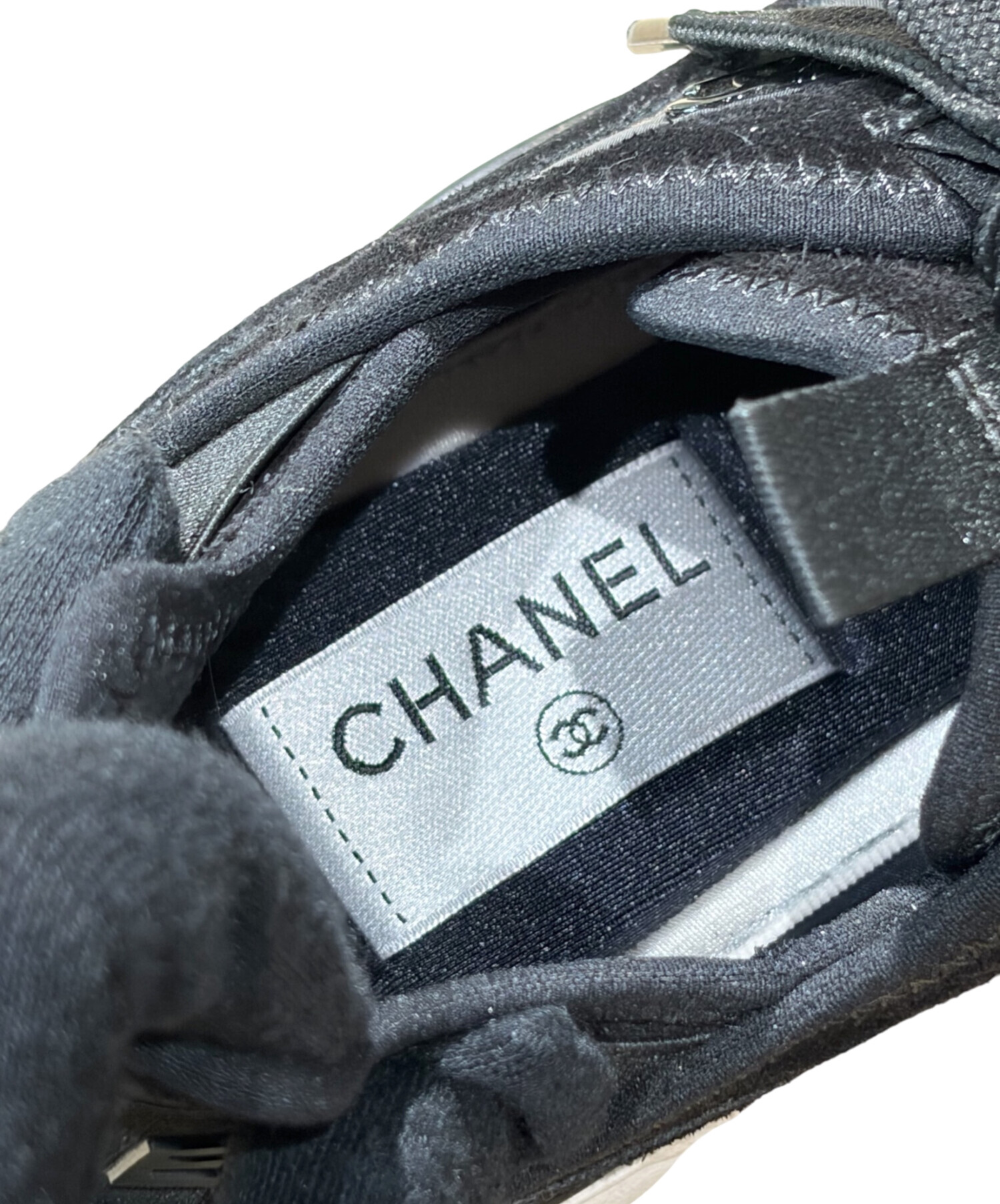 中古・古着通販】CHANEL (シャネル) スェード混ココ・マークロゴ