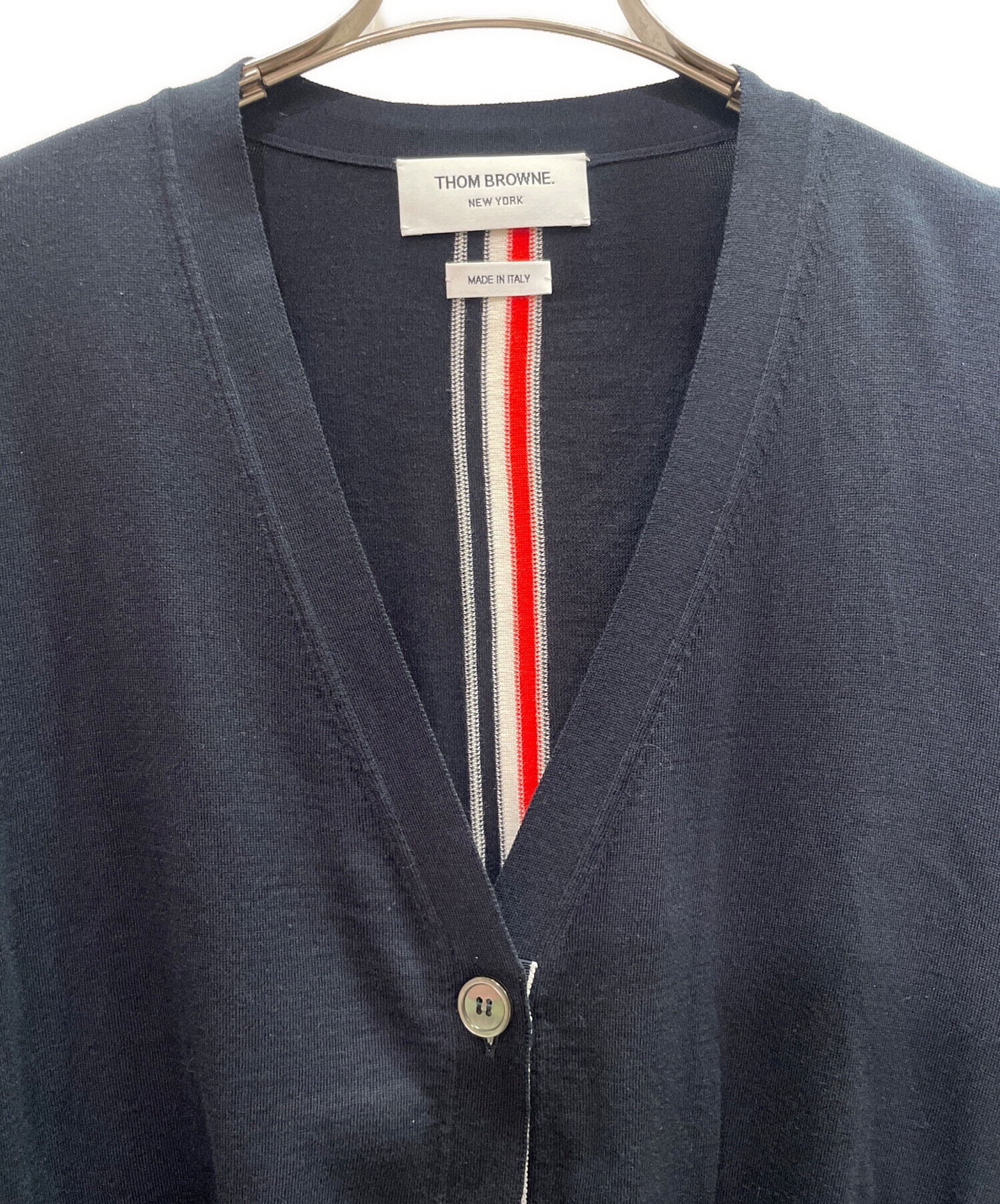 THOM BROWNE カーディガン 千鳥格子 トリコロール 中古・古着通販