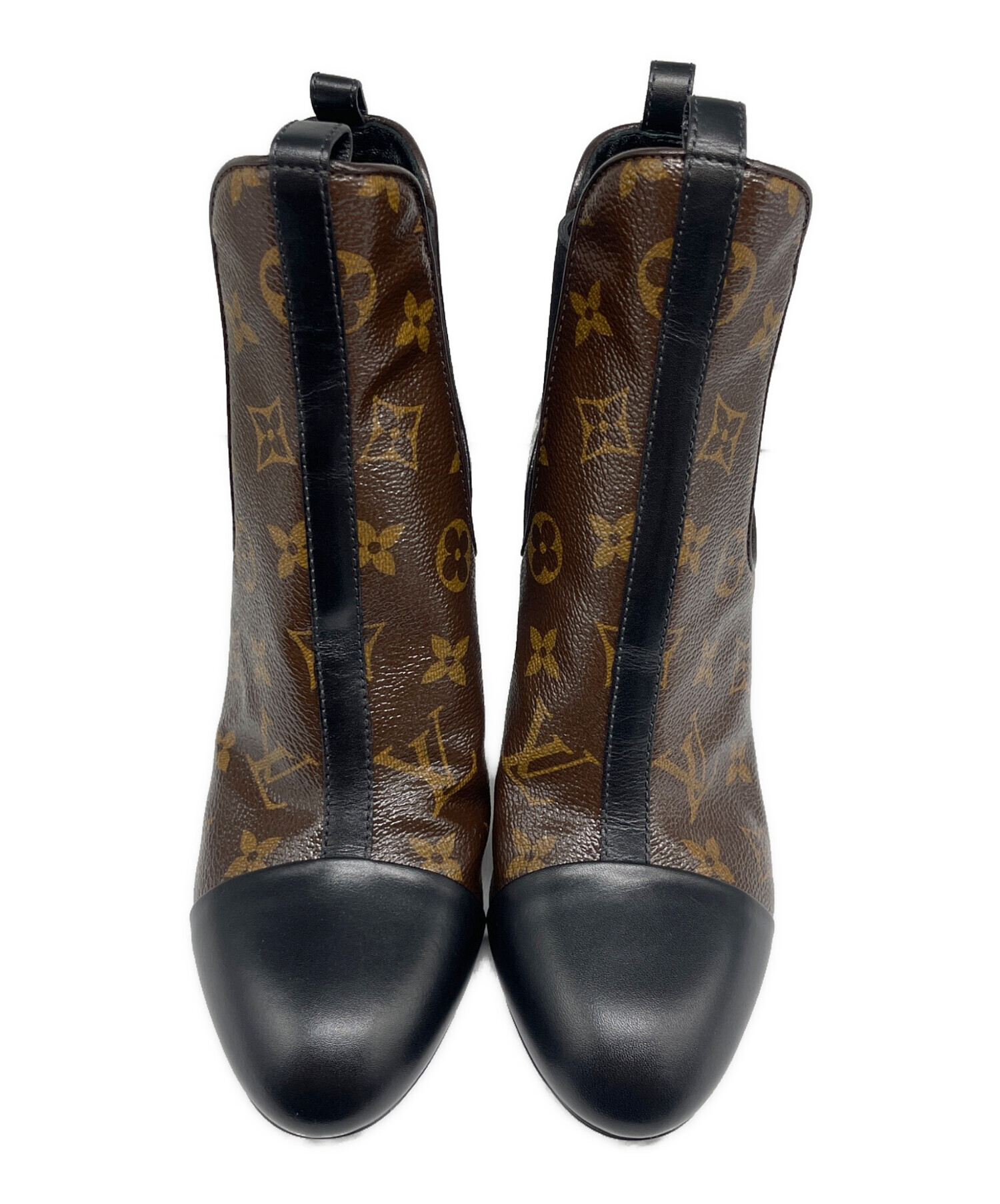 h*1様 特価！！LOUIS VUITTON ルイヴィトンショートブーツ 中古・古着通販】LOUIS VUITTON (ルイ ヴィトン) Monogram Chelsea
