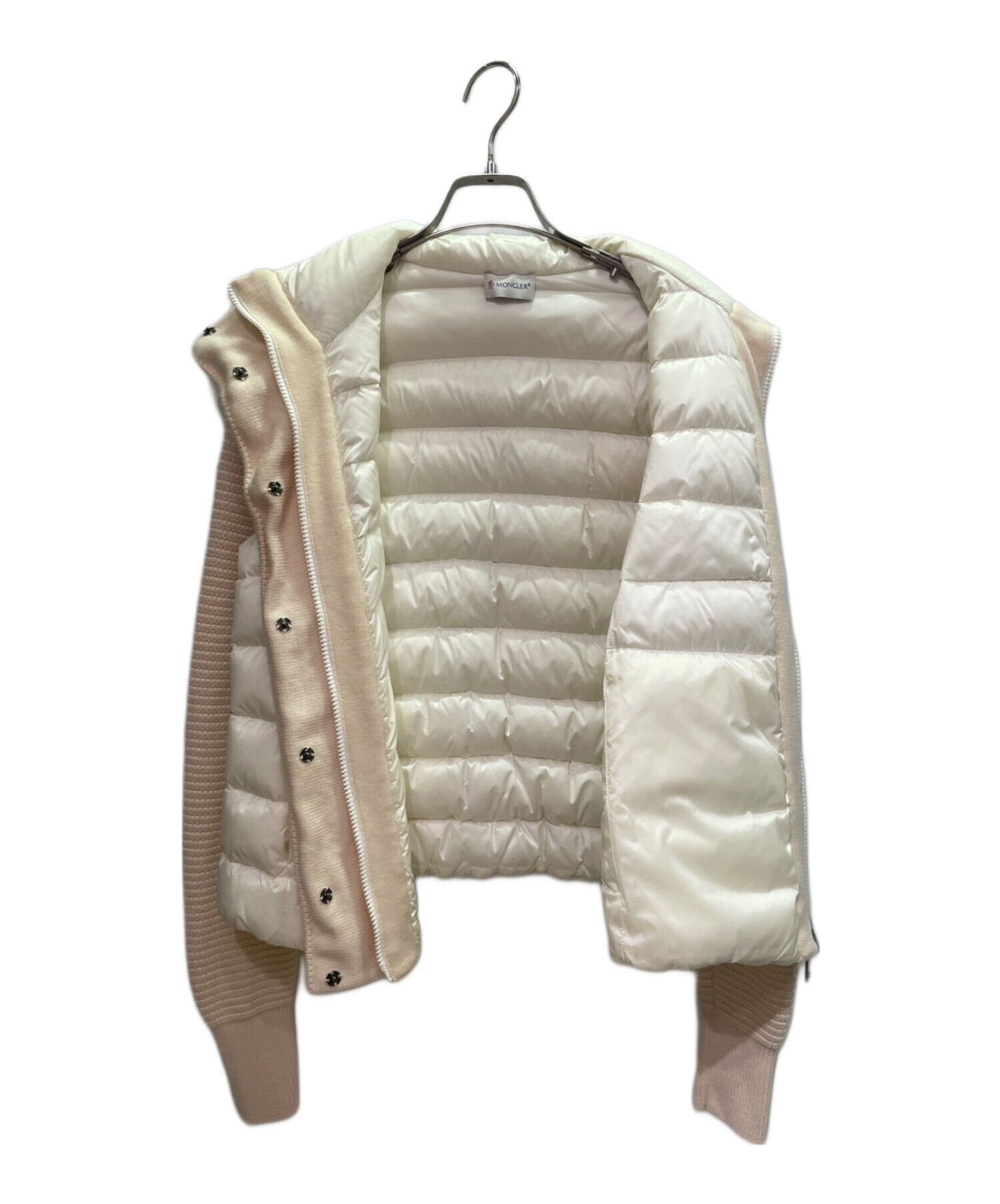 中古・古着通販】MONCLER (モンクレール) ダウン切替カーディガン