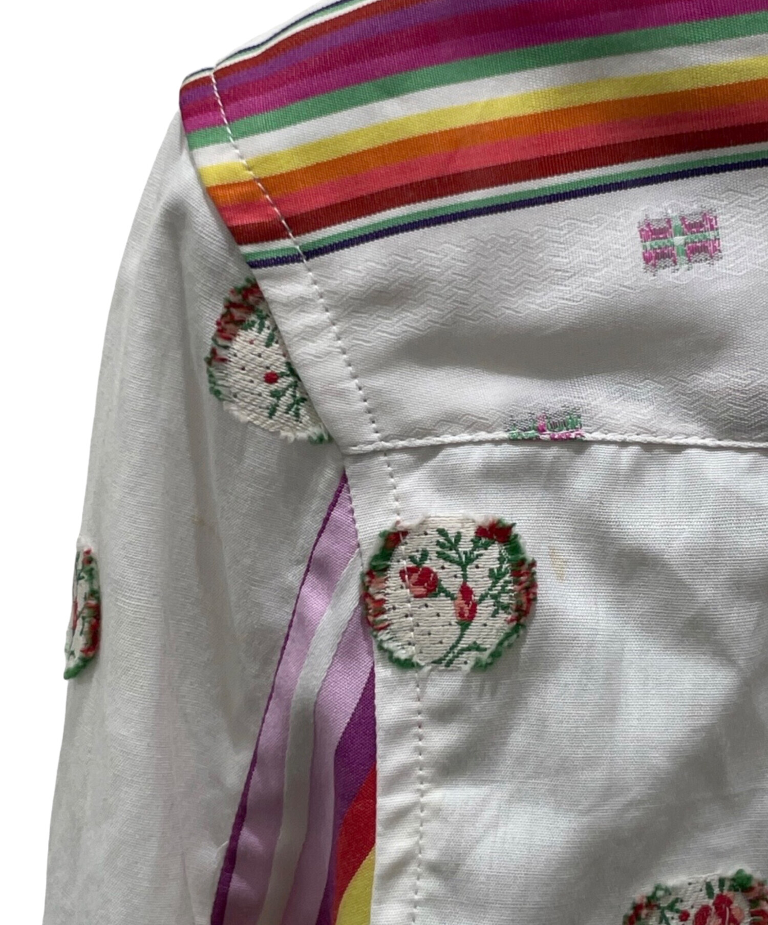 中古・古着通販】ETRO (エトロ) 総柄シャツ ホワイト サイズ:38