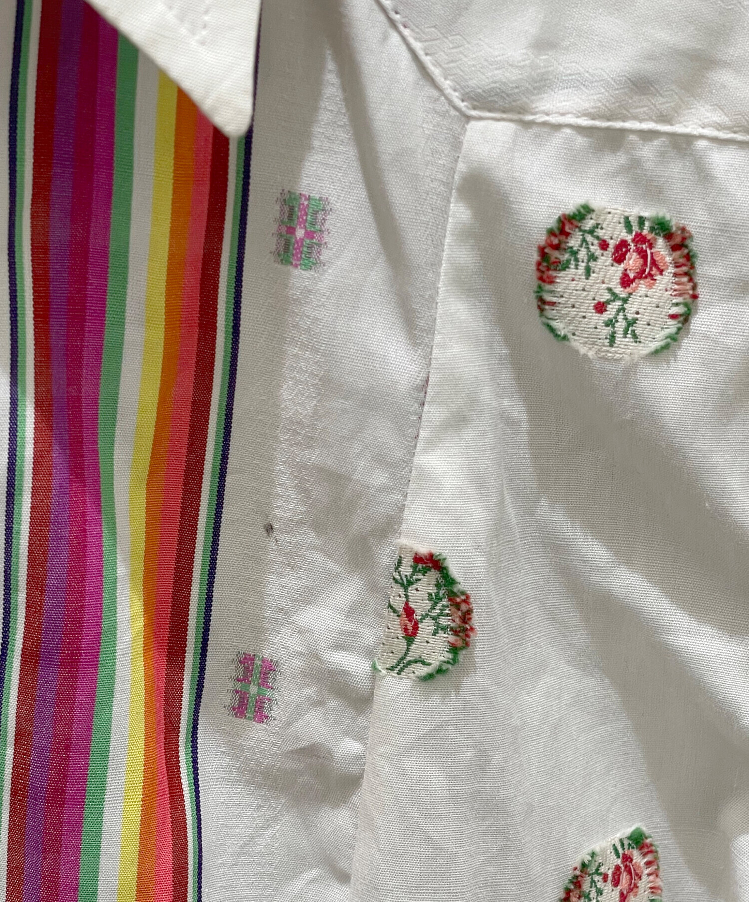 中古・古着通販】ETRO (エトロ) 総柄シャツ ホワイト サイズ:38