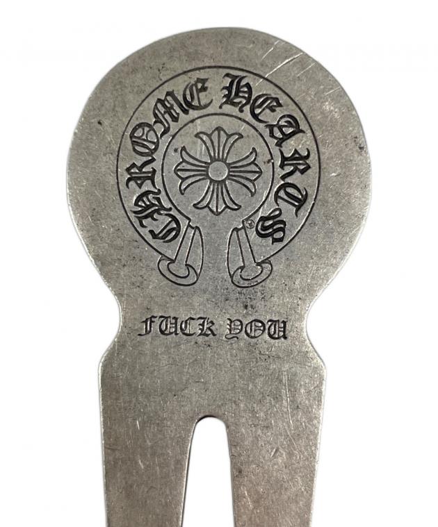 【鑑定済】クロムハーツ GREEN FORK グリーンフォーク ゴルフ シルバー 中古・古着通販】CHROME HEARTS (クロムハーツ) グリーンフォーク