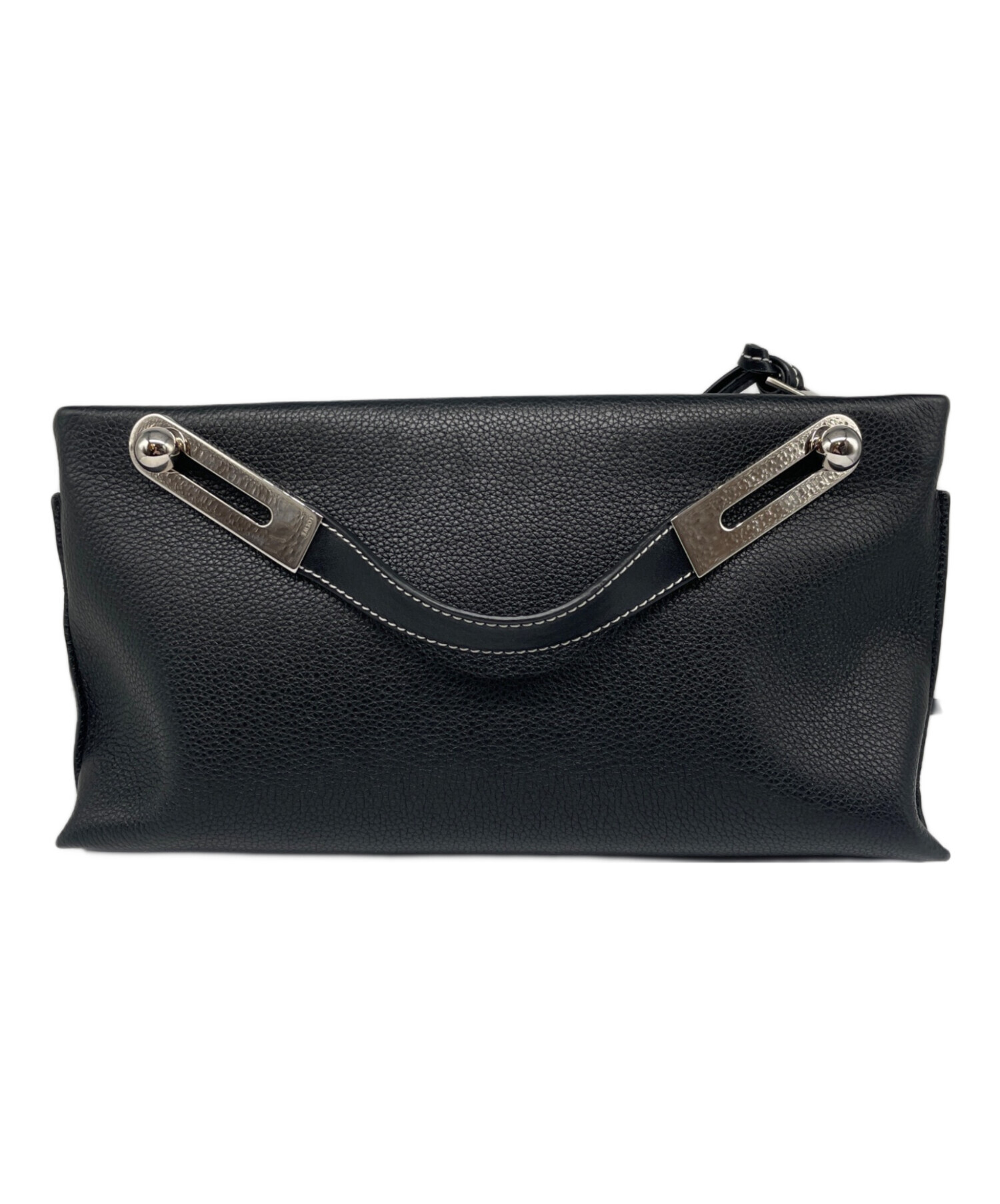 LOEWE ロエベ ミッシー ショルダーバッグ　ハンドバッグ　2WAY レザー 中古・古着通販】LOEWE (ロエベ) ミッシー スモール ブラック サイズ