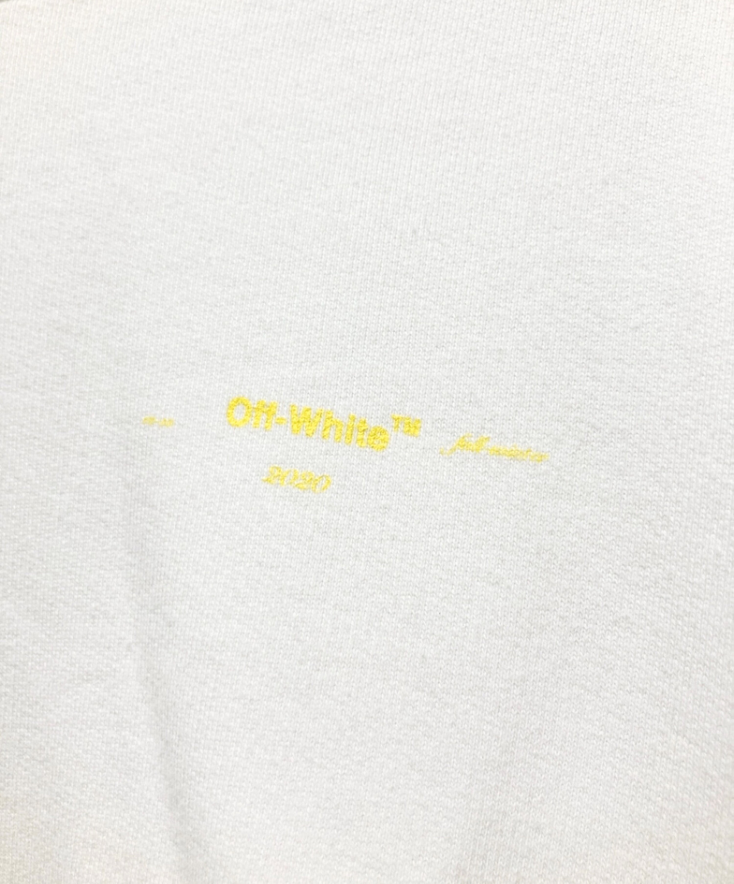 中古・古着通販】OFFWHITE (オフホワイト) バックアロースウェット