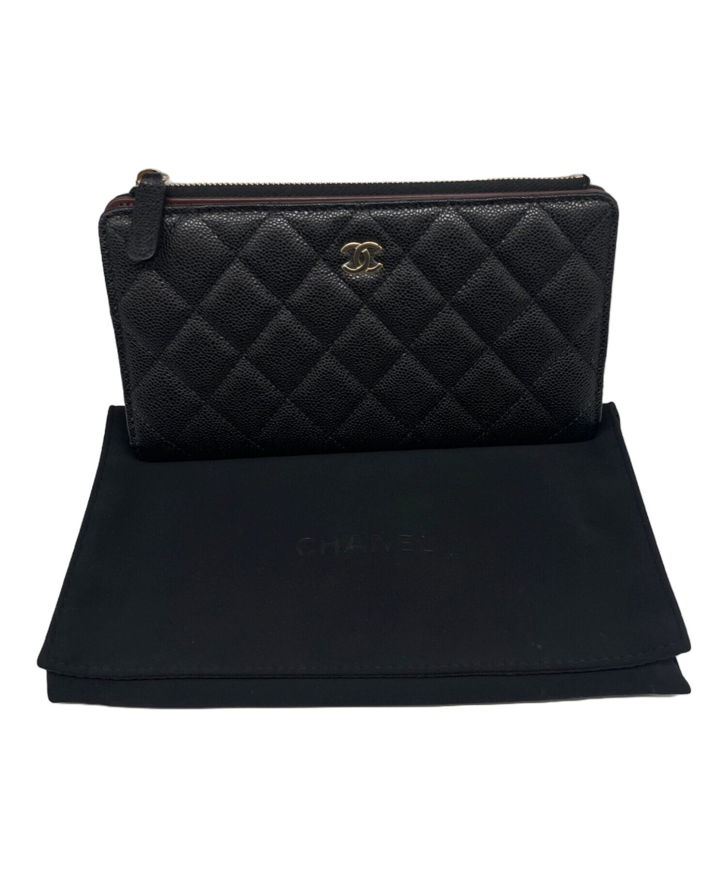 中古・古着通販】CHANEL (シャネル) Matelasse Classic Long Zip