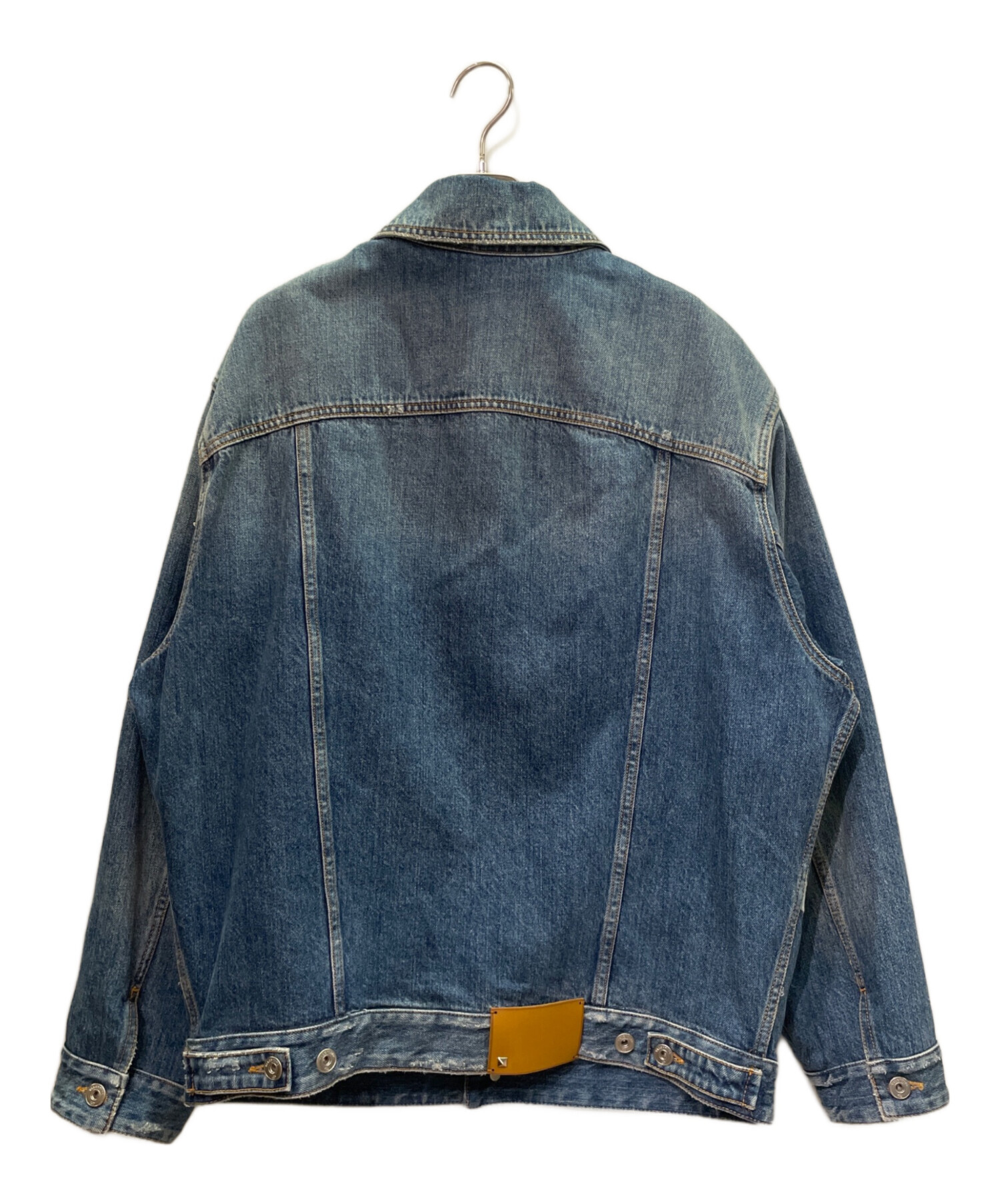 【Valentino garavani】イタリー製　ビンテージ　デニムジャケット 中古・古着通販】VALENTINO (ヴァレンティノ) Vロゴ オーバーサイズ