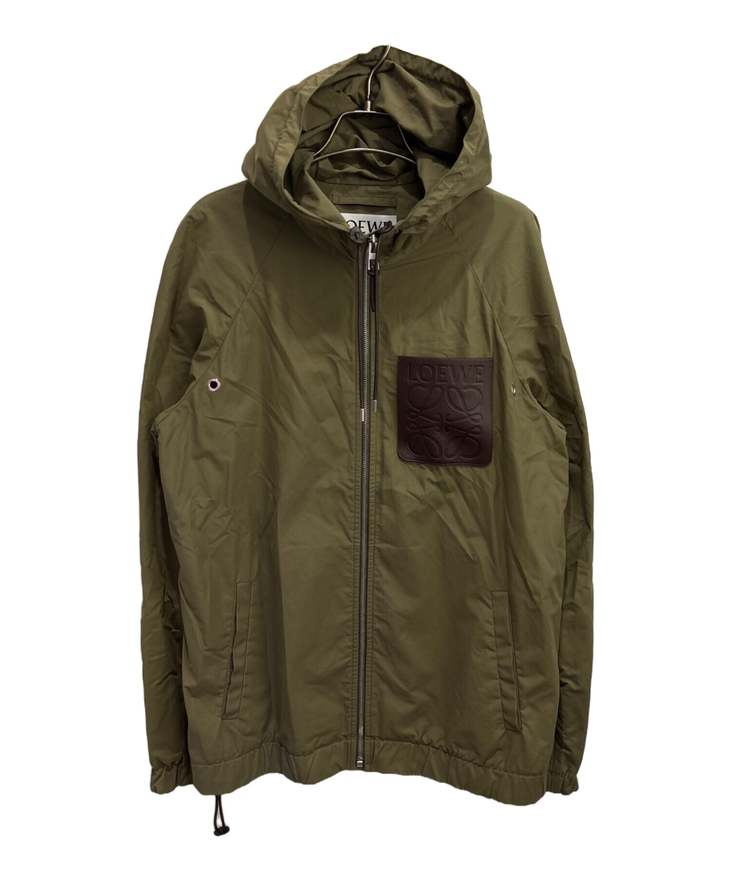 LOEWE アナグラム ジャカード ジップジャケット 46 中古・古着通販】LOEWE (ロエベ) Zip Hood Jacket/アナグラム ジップ