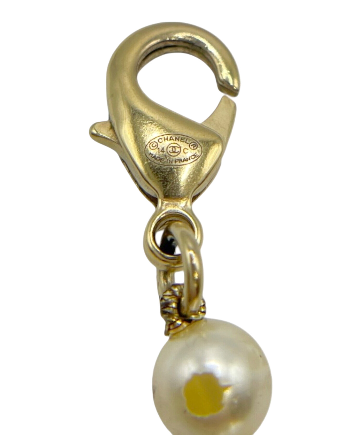 CHANEL シャネル パール ブレスレット チャーム付き 中古・古着通販】CHANEL (シャネル) ココマークチャーム付パール