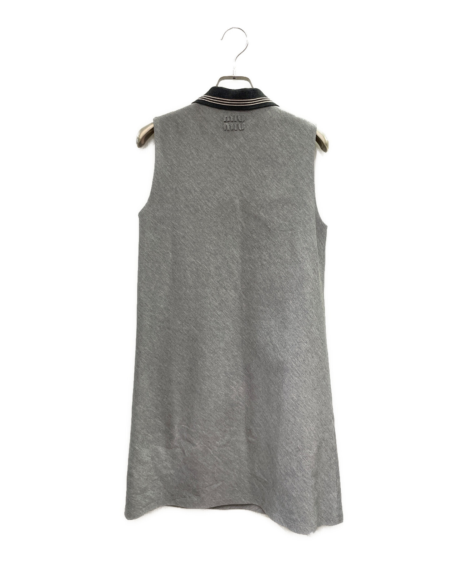 専用⭐︎ チノドレス　miumiu ① 中古・古着通販】MIU MIU (ミュウミュウ) ツートンノースリーブドレス