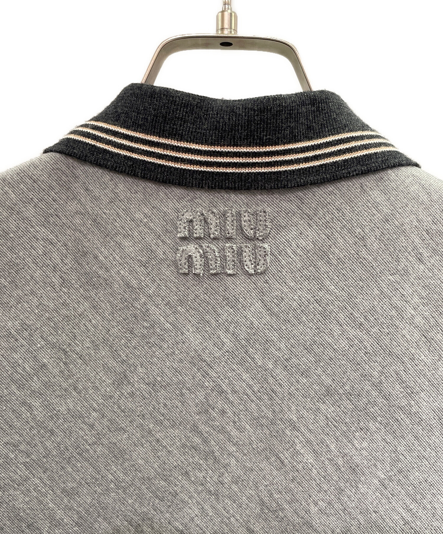 中古・古着通販】MIU MIU (ミュウミュウ) ツートンノースリーブドレス