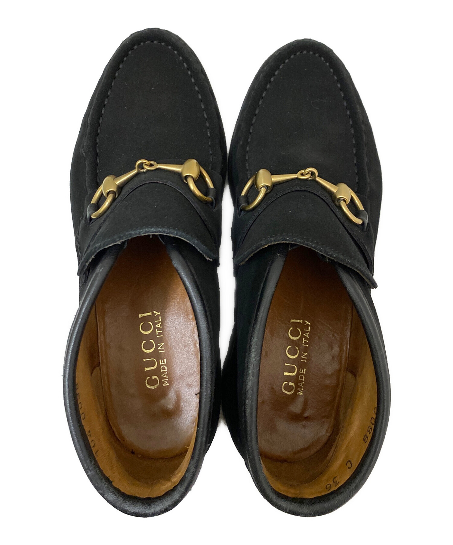 中古・古着通販】GUCCI (グッチ) ホースビット ショートブーツ