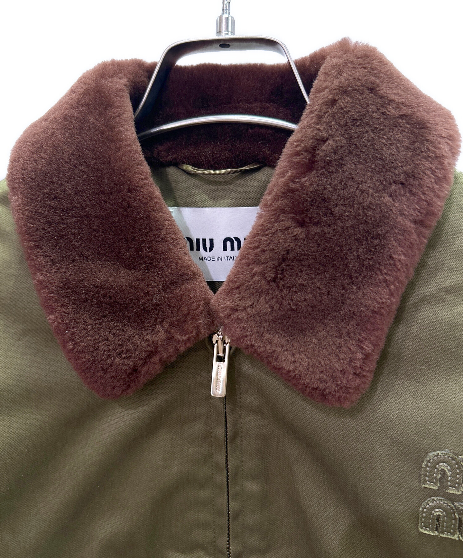 中古・古着通販】MIU MIU (ミュウミュウ) コットン サテン ボンバー 