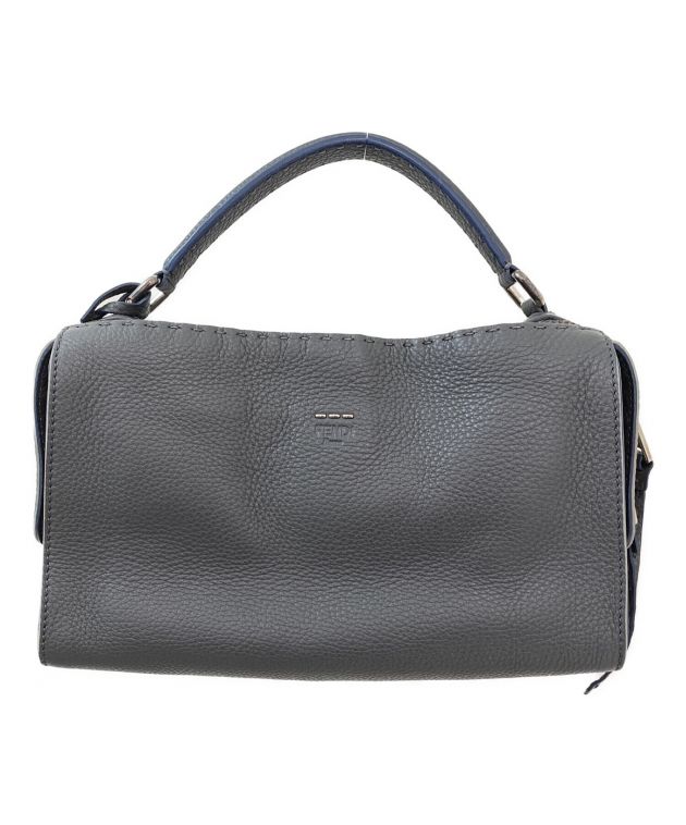 中古・古着通販】FENDI (フェンディ) セレリアレイバッグ グレー