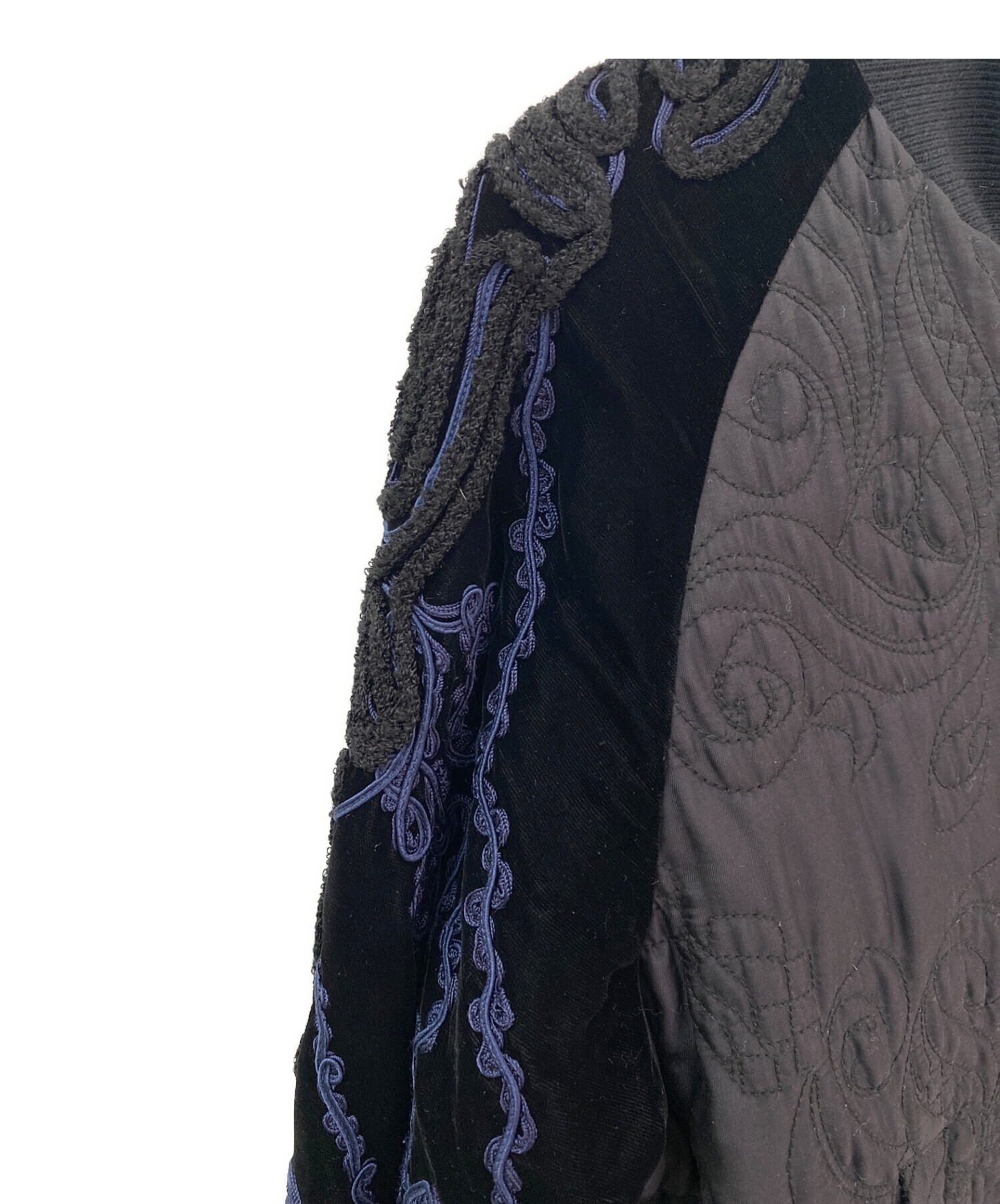 中古・古着通販】sacai (サカイ) 刺繍ブルゾンジャケット ブラック 