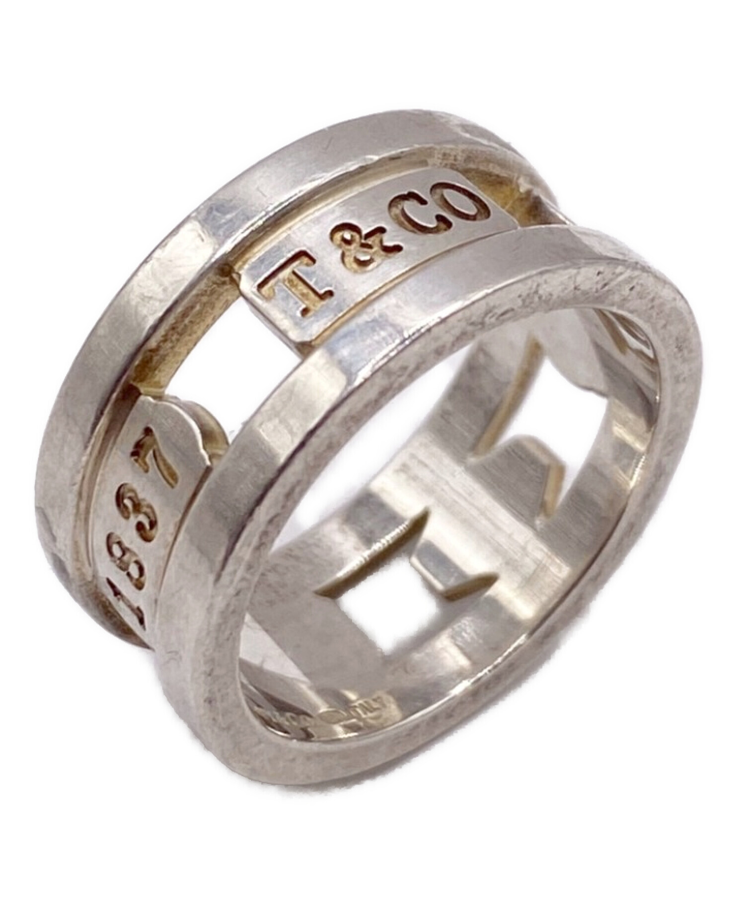 【TIFFANY&Co.】1837 エレメントリング✧*。 TIFFANY&Co. ティファニー 1837 925silver エレメント リング