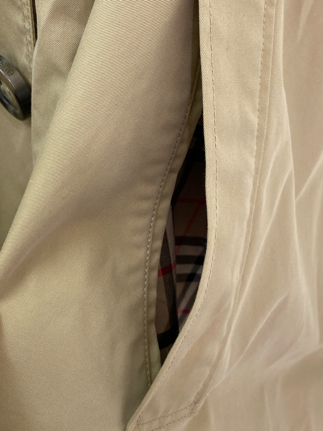 中古・古着通販】BURBERRY (バーバリー) ポンチョ ベージュ サイズ:L 