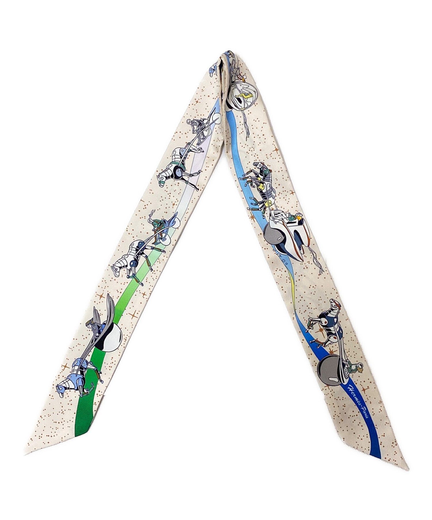 中古・古着通販】HERMES (エルメス) TWILLY SPACE DERBY ツイリー