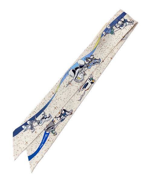エルメス　ツイリー　 twilly/SPACE DERBY✨✨ 未使用品 中古・古着通販】HERMES (エルメス) TWILLY SPACE DERBY ツイリー
