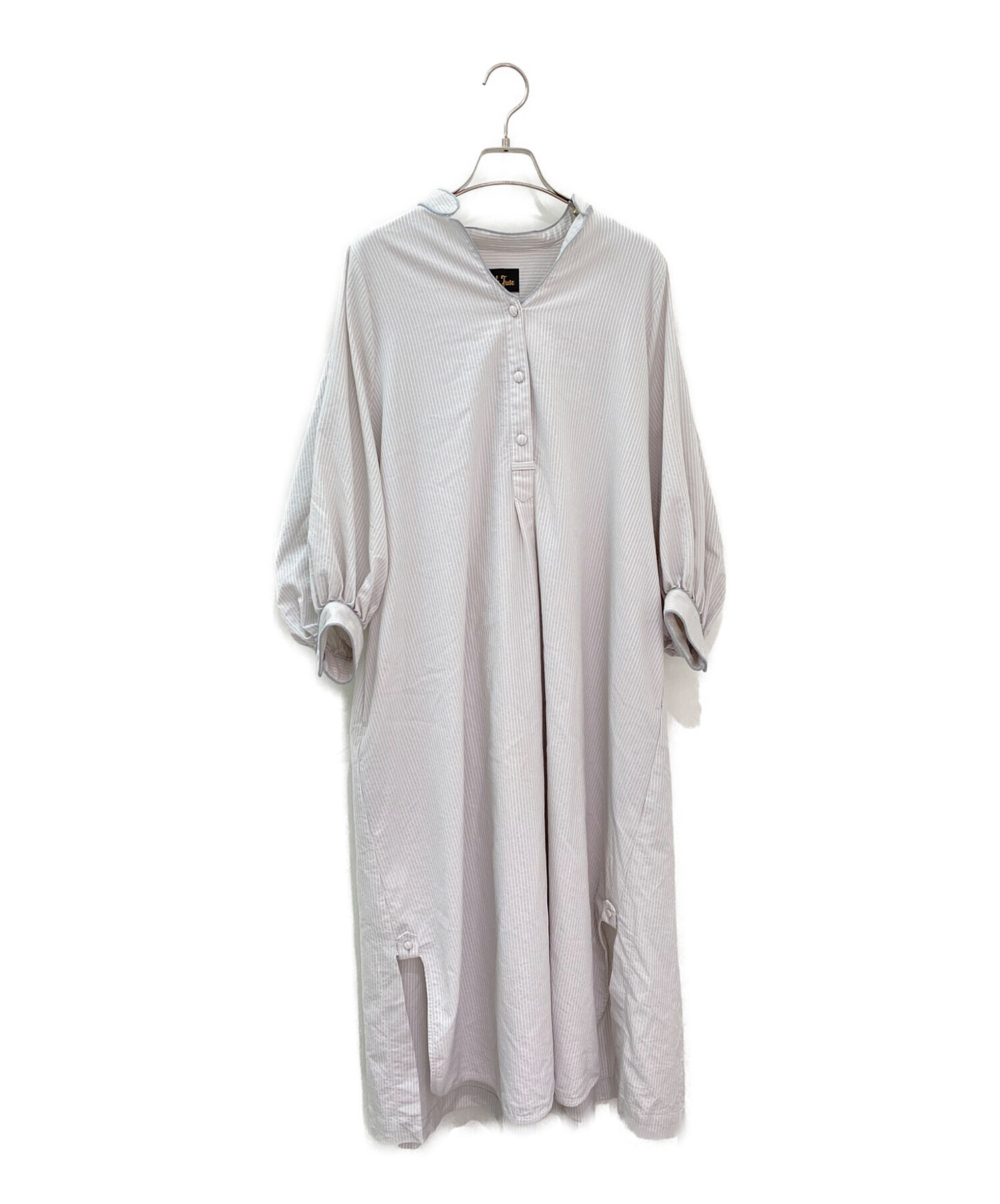 Pale Jute ペールジュート ブラウス M ベージュx黒(チェック) 【古着】【中古】 Pale Jute ペールジュート ブラウス M ベージュx黒(チェック) 【古着