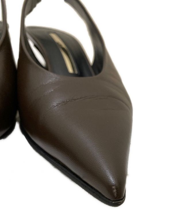 NOBLE 購入BRENTA ブレンタバックストラップパンプス37黒未使用品 中古・古着通販】Brenta (ブレンタ) バックストラップパンプス