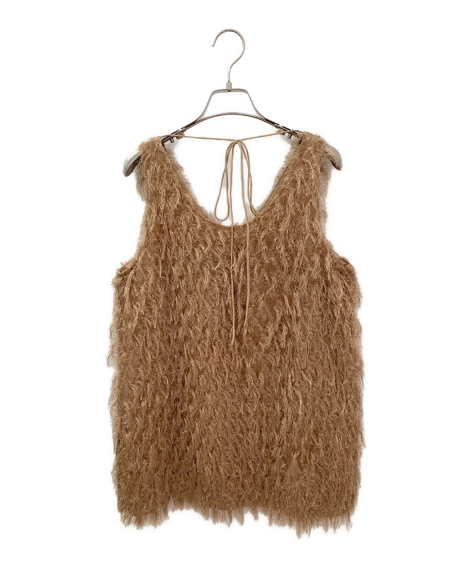 CLANE w face cross fringe tops クラネ CLANE（クラネ