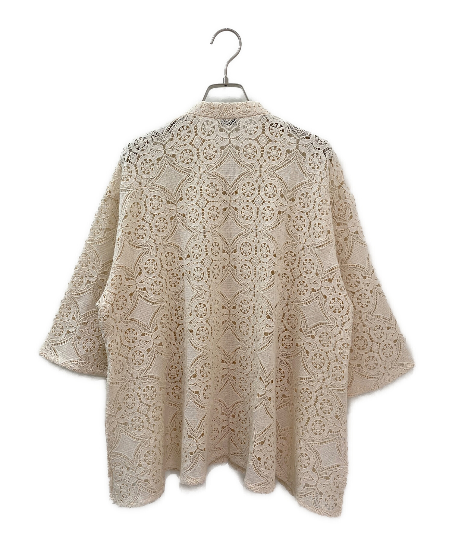 CLANE / CHEMICAL LACE OVER CHINA SHIRT 【公式通販】