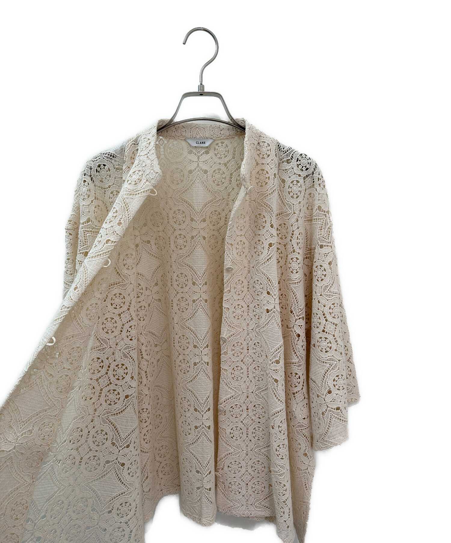 中古・古着通販】CLANE (クラネ) CHEMICAL LACE OVER CHINA SHIRT