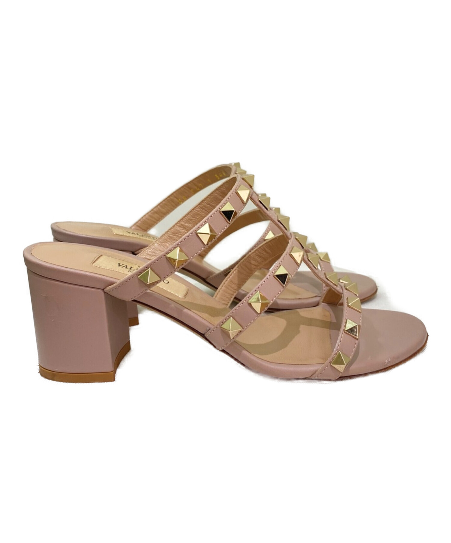 中古・古着通販】VALENTINO (ヴァレンティノ) ロックスタッズスライド