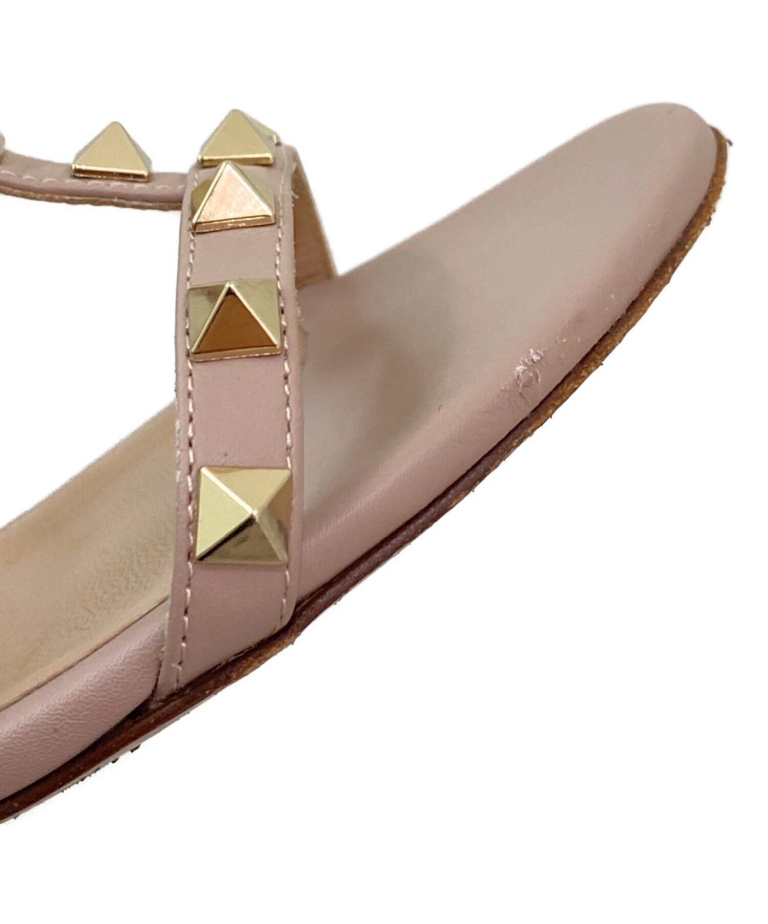 中古・古着通販】VALENTINO (ヴァレンティノ) ロックスタッズスライド