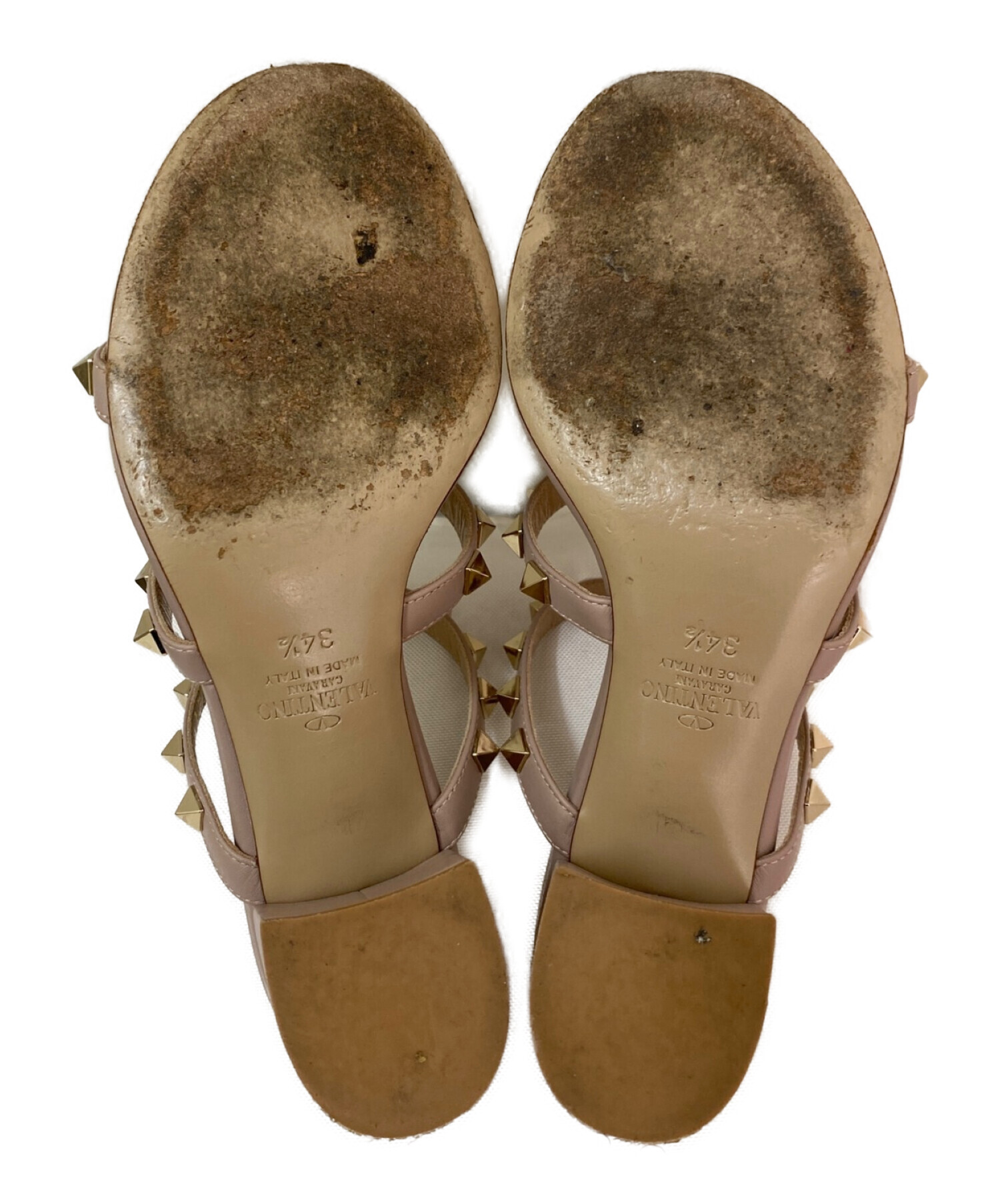 中古・古着通販】VALENTINO (ヴァレンティノ) ロックスタッズスライド