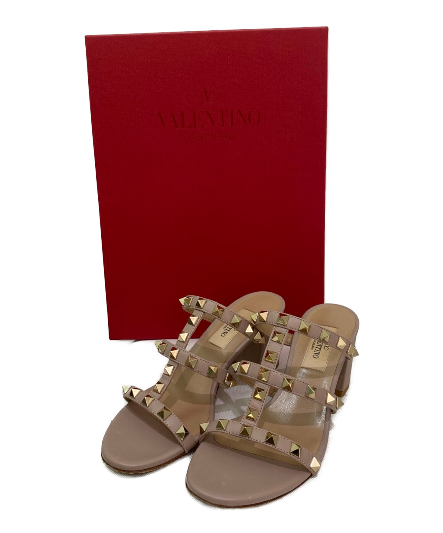 中古・古着通販】VALENTINO (ヴァレンティノ) ロックスタッズスライド